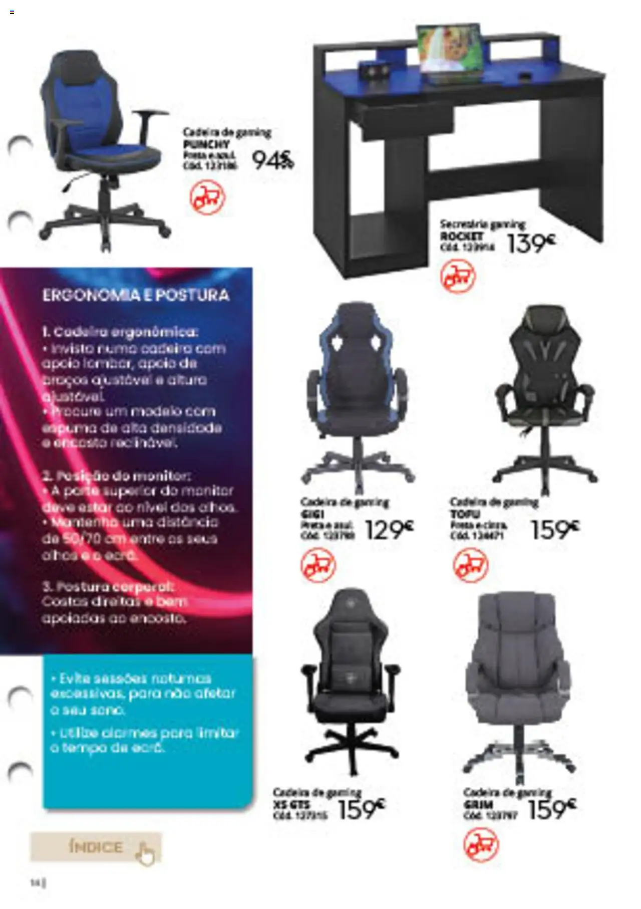 Conforama folheto │ válido de 13.08.2025 | Página: 14 | Produtos: Monitor, Cadeira