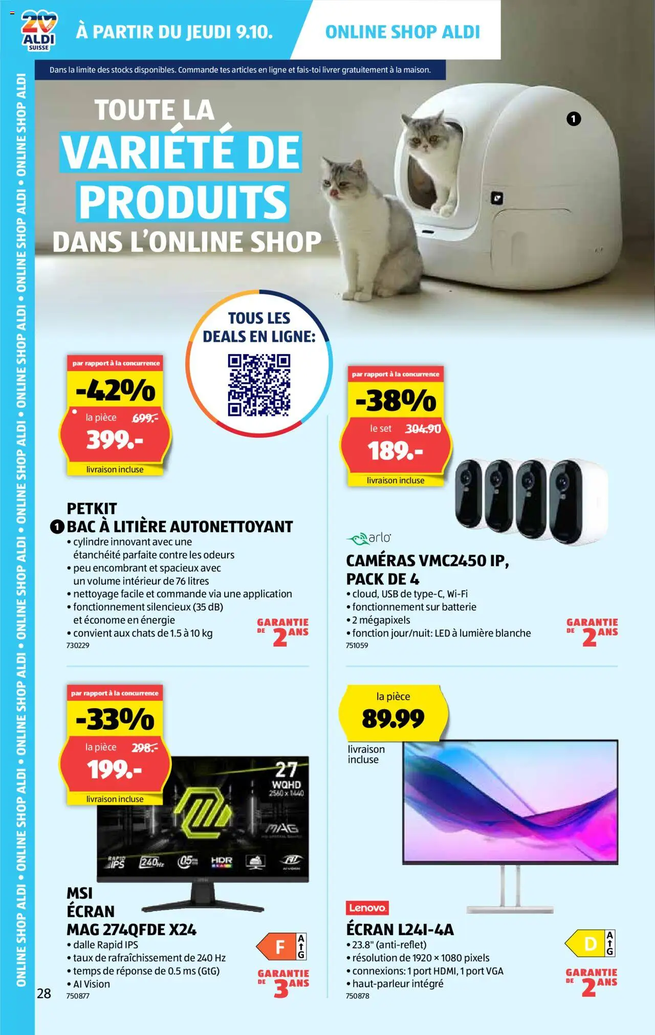 Aldi Aktionen FR – gültig ab 09.10.2025 | Seite: 29 | Produkte: Batterie, Usb