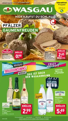 Wasgau Prospekt 	 ab 22.09.2025 gültig