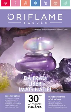 Oriflame catalog 12 2025 – previzualizare al pliantului de la Oriflame valabil de la 20.08.2025