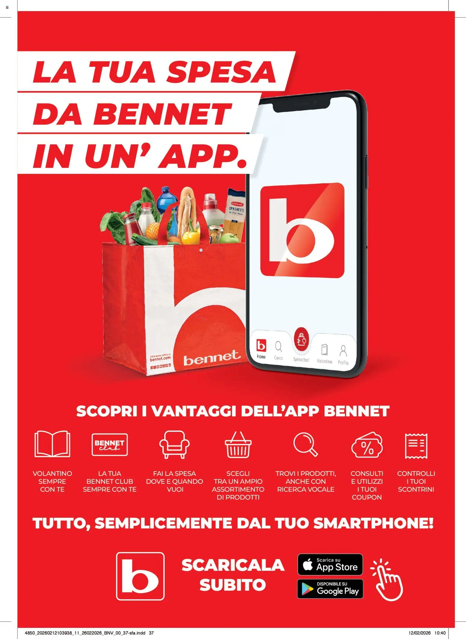 Volantino bennet del 26.02.2026 | Pagina: 37 | Prodotti: Tè, Smartphone