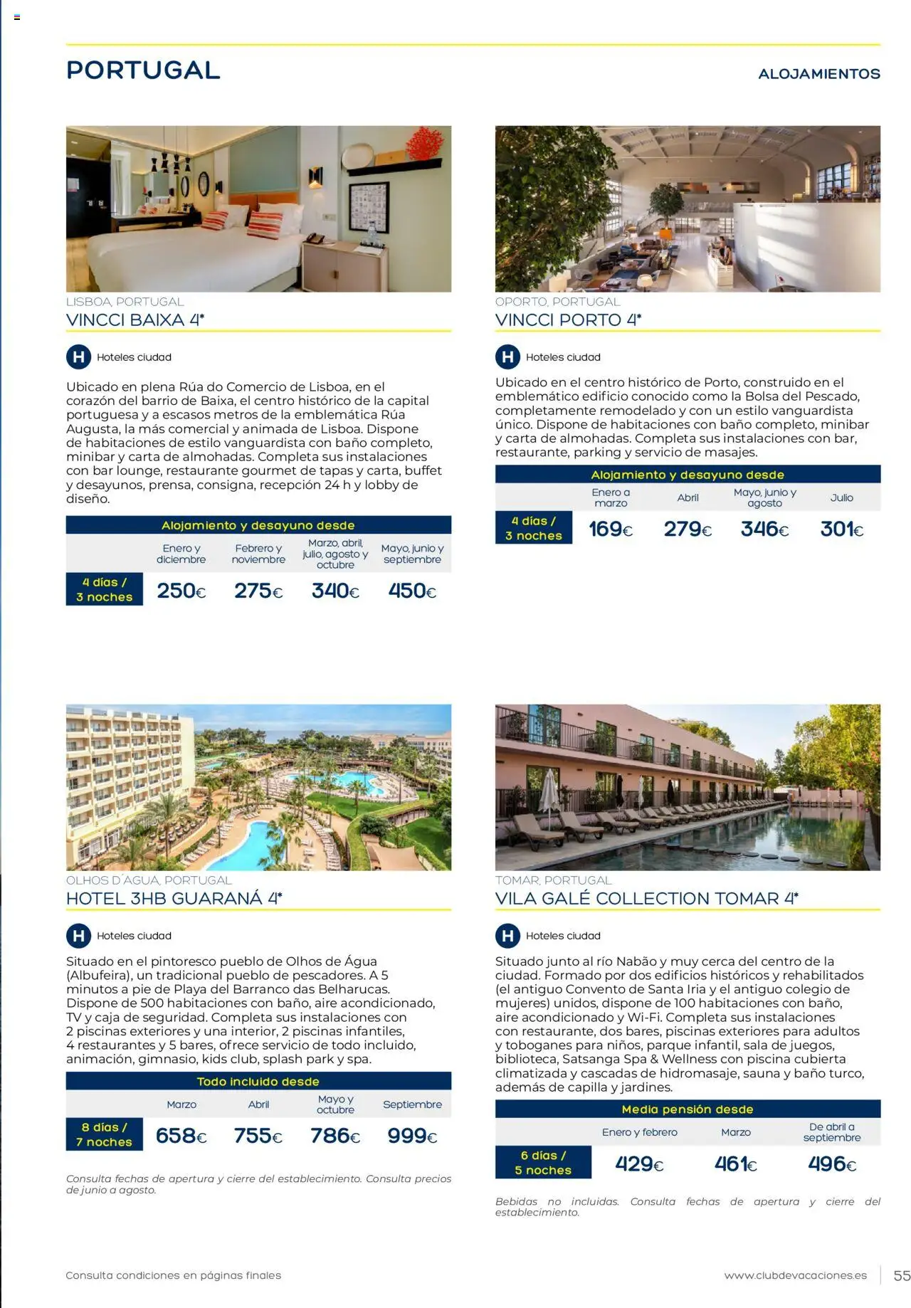 Viajes El Corte Inglés Club de Vacaciones │ válido desde el 01.01.2025 | Página: 55 | Productos: Bolsa, Aire acondicionado, Caja, Baño