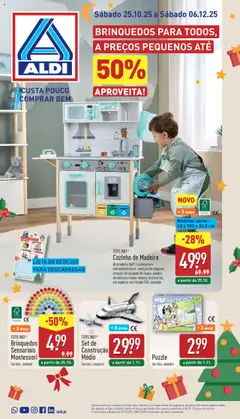 Pré-visualização Aldi folheto válido de 25.10.2025