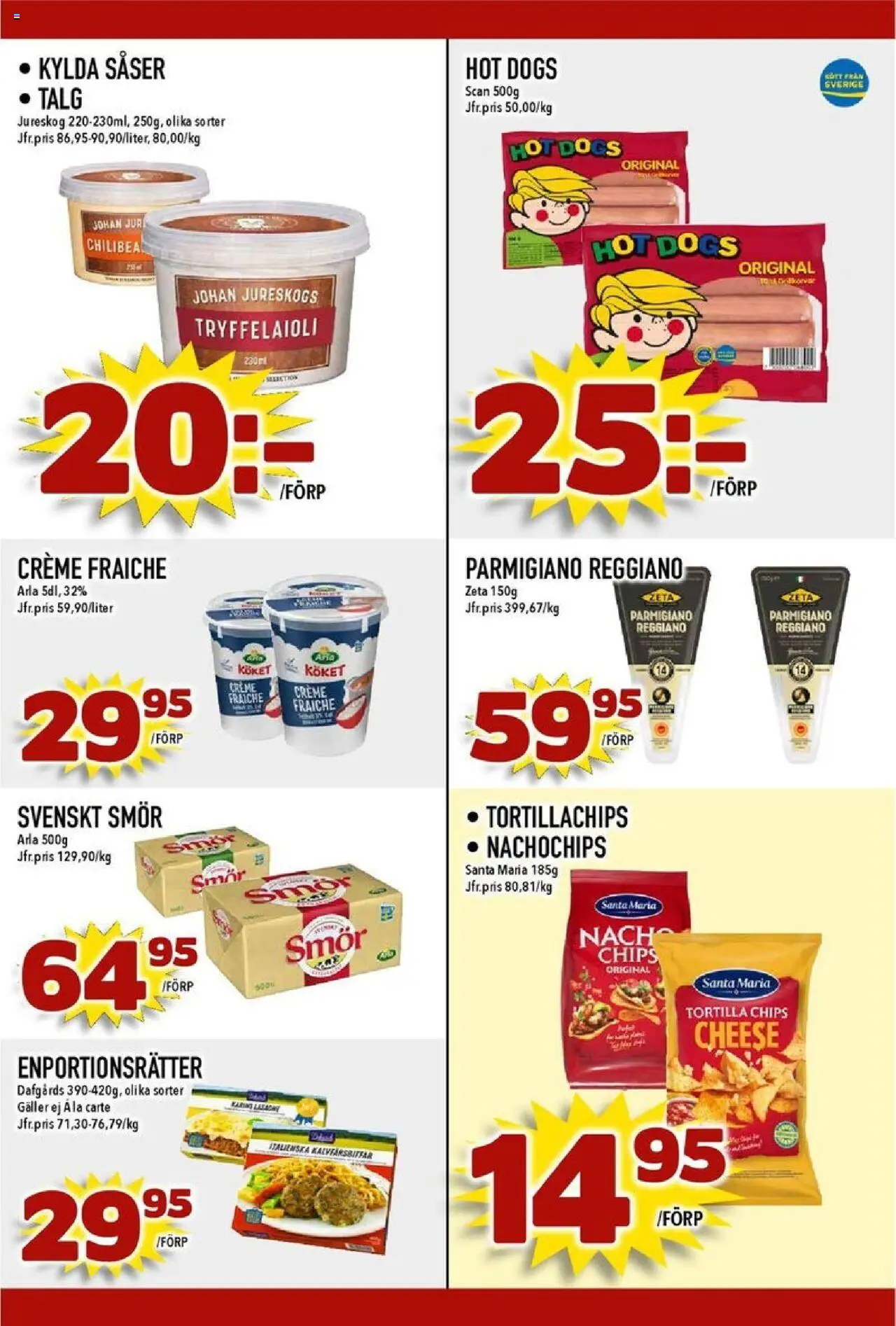Nya Pulsen reklamblad aktuell från 20.10.2025 | Sida: 20 | Produkter: Tortilla, Tortillachips, Chips, Creme fraiche