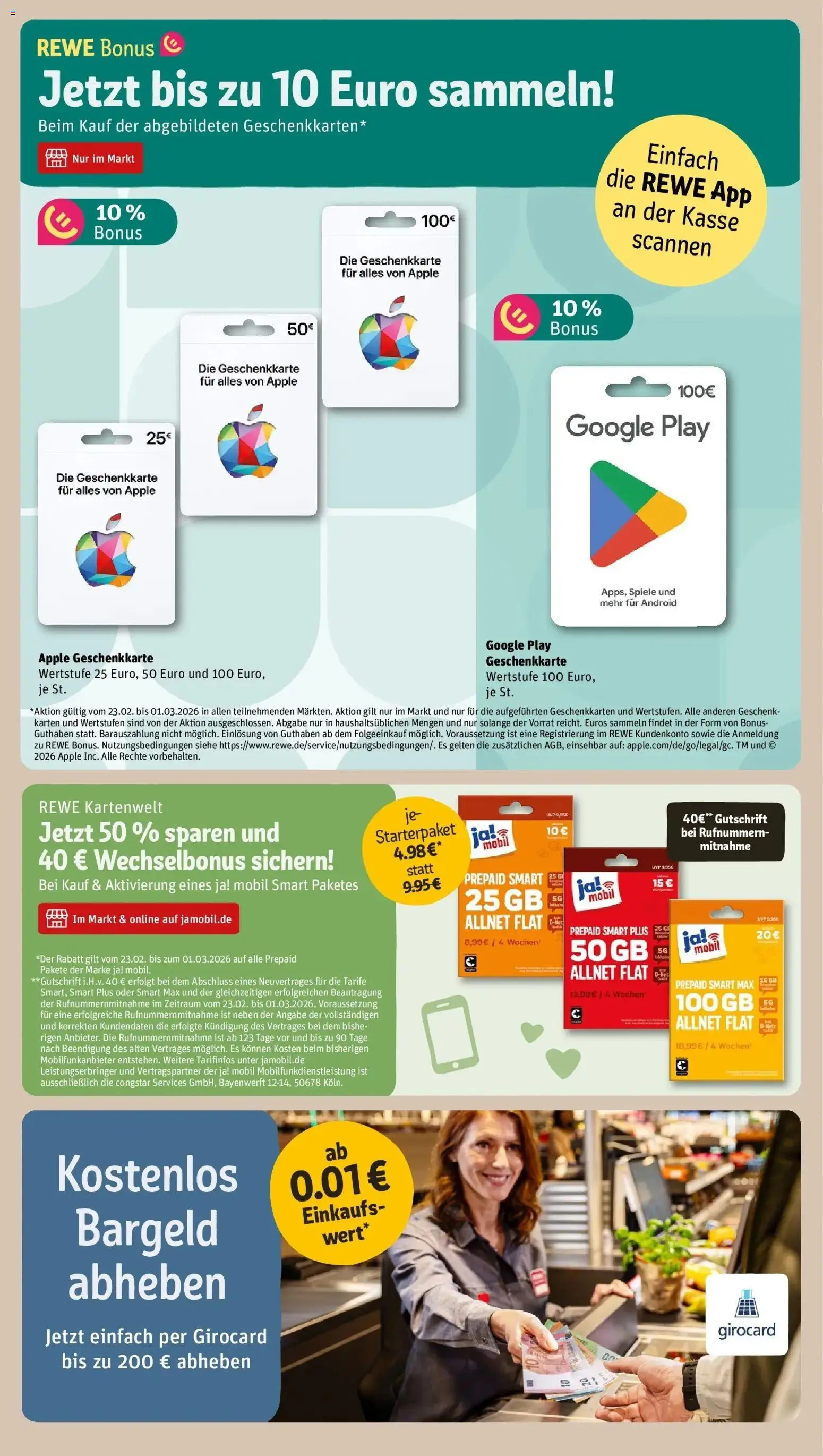 Rewe prospekt Schwalmstadt / Treysa	 – gültig ab 22.02.2026 | Seite: 26 | Produkte: Apple