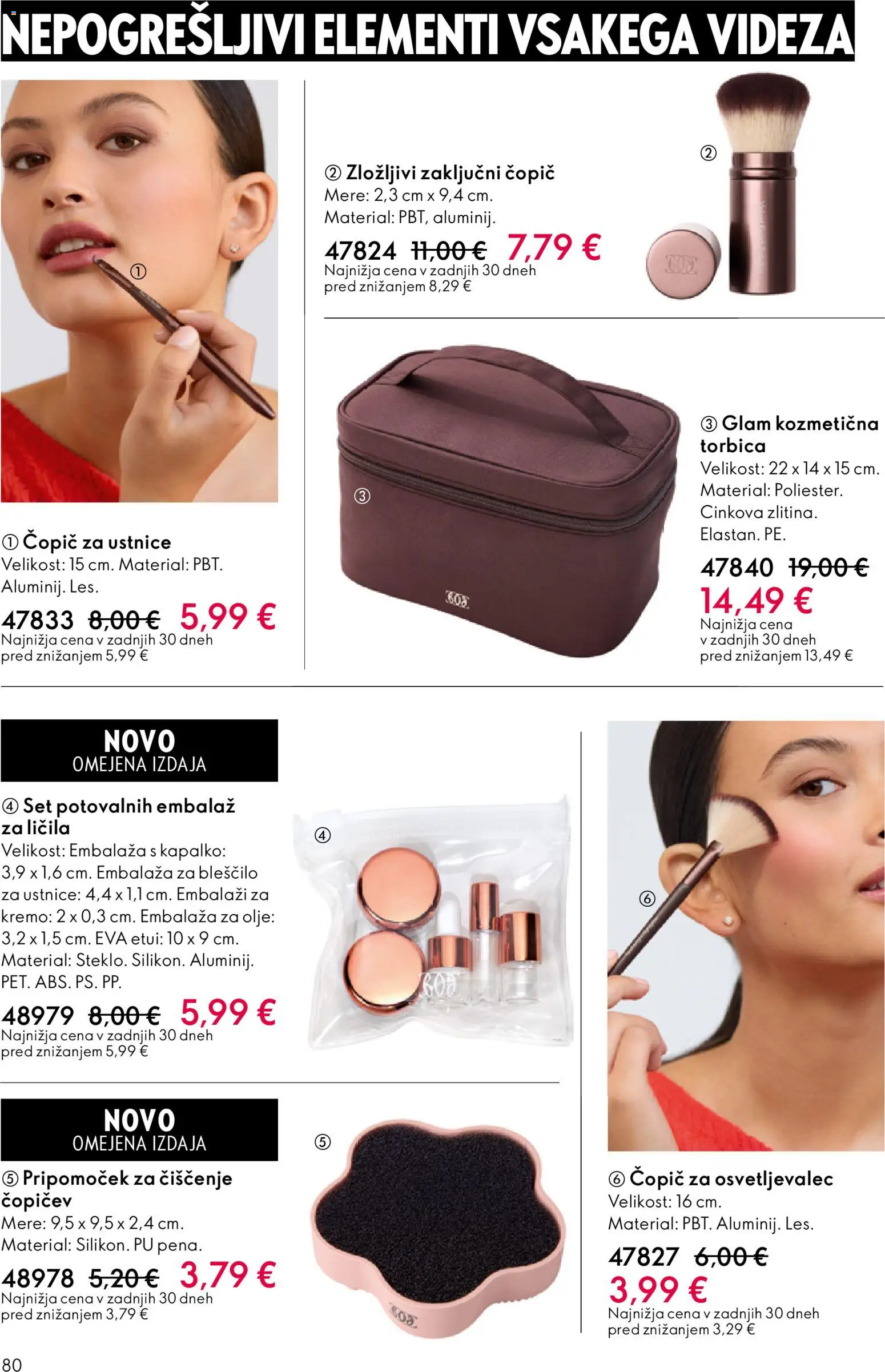 Novi Oriflame katalog ponudbe – veljaven od 19.11.2025 | Stran: 80 | Izdelki: Licila, Copic, Olje, Torbica