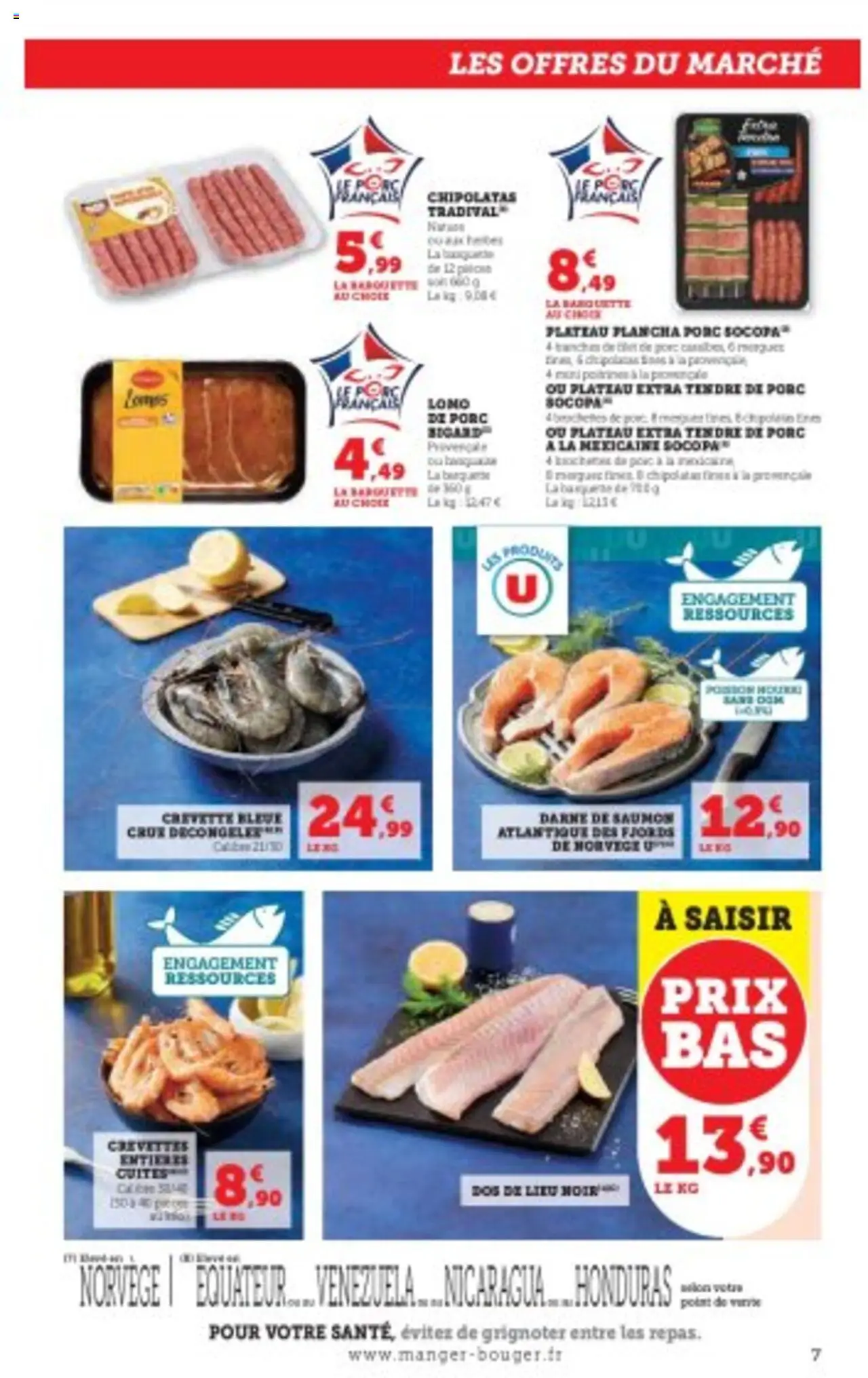  | Page: 7 | Produits: Plancha, Crevette, Crevettes, Porc