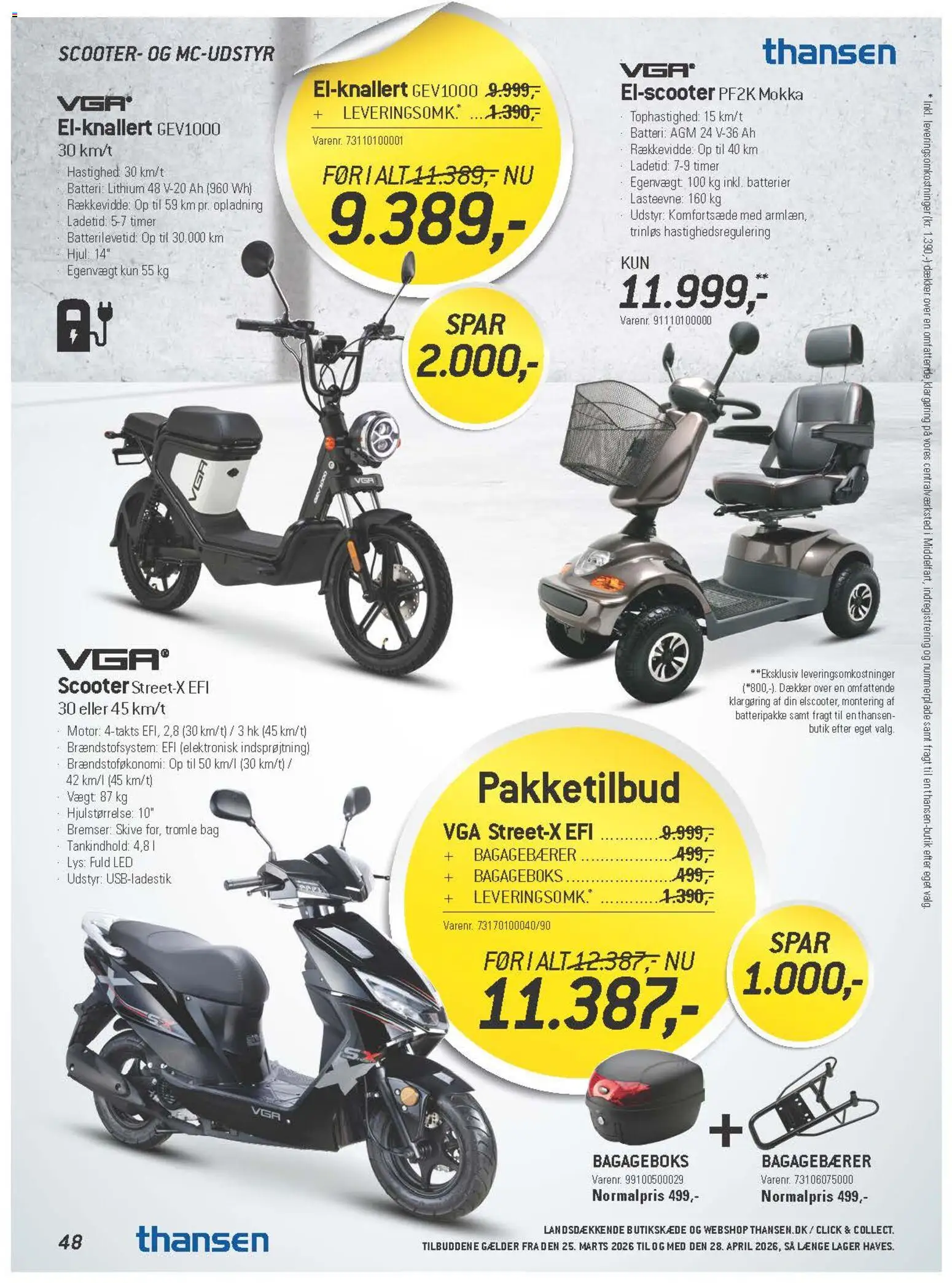 Thansen tilbudsavis – gyldig fra 25.03.2026 | Side: 47 | Produkter: Batterier, Batteri