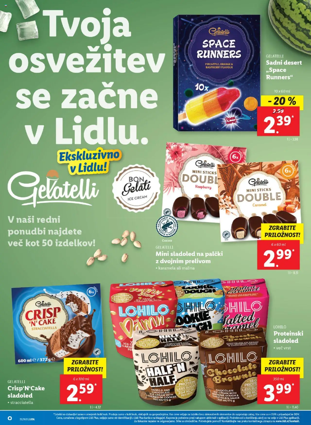 Lidl katalog │ velja od 19.06.2025 | Stran: 20 | Izdelki: Sladoled