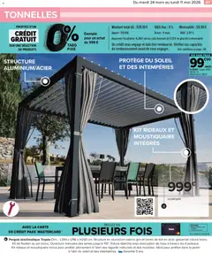 Carrefour - Prévisualisation de Carrefour Jardin là où la vie se cultive valide à partir de 24.03.2026 | Page: 47 | Produits: Moustiquaire, Pergola