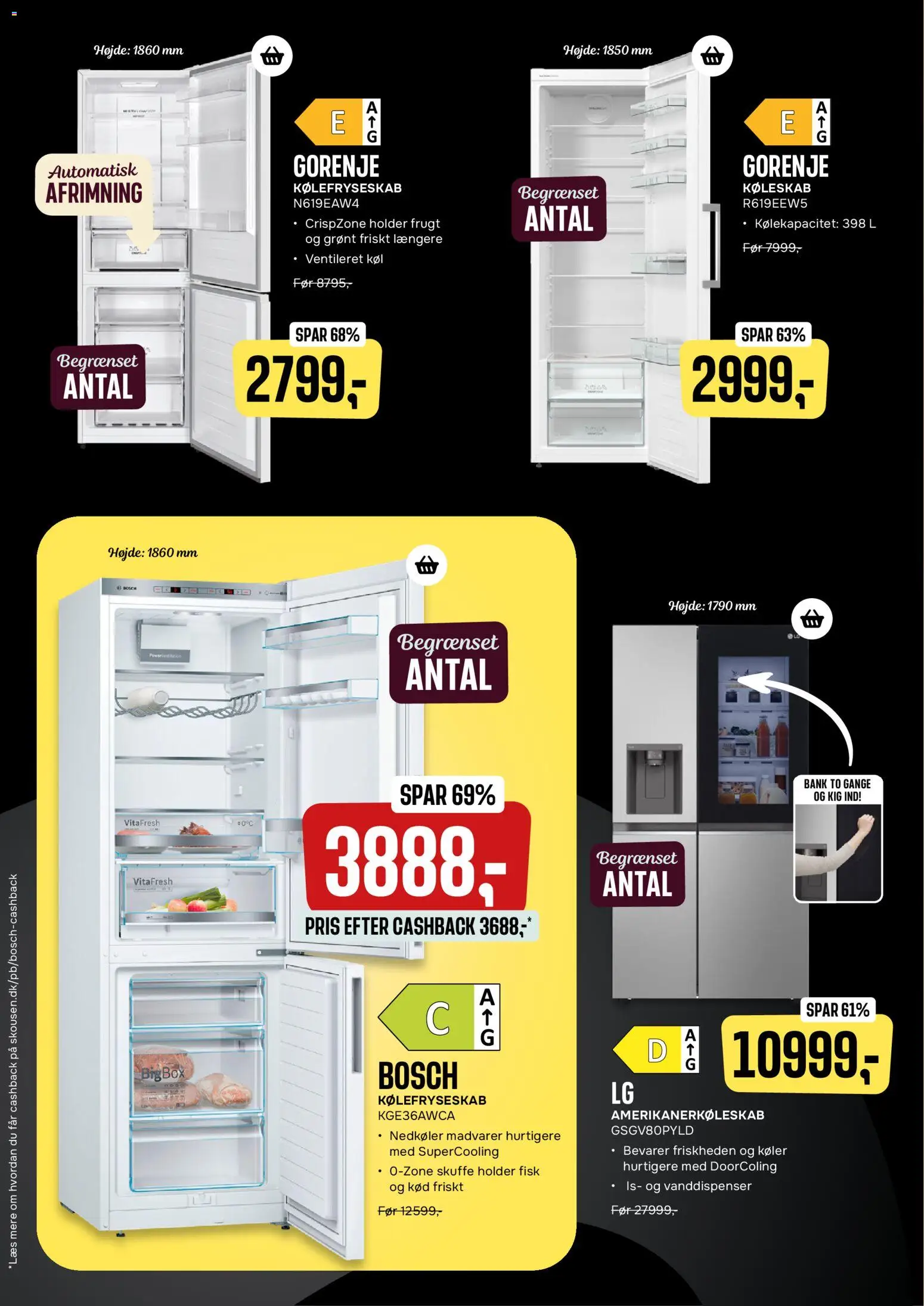 Skousen tilbudsavis – gyldig fra 10.11.2025 | Side: 4 | Produkter: Fisk, Is, Køleskab