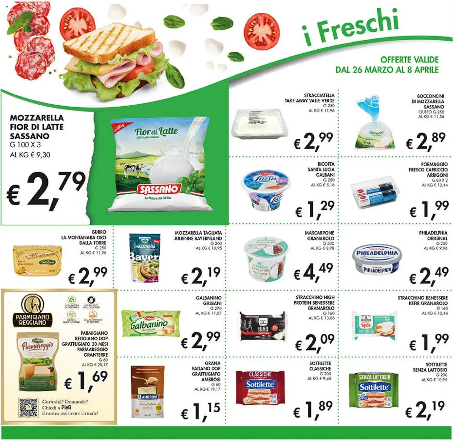 Volantino Coal del 26.03.2026 | Pagina: 10 | Prodotti: Latte, Formaggio, Ricotta, Stracciatella