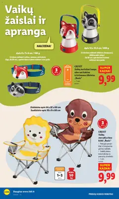 LIDL leidinys - Ne maisto prekių pasiūlymai│galioja nuo 14.07.2025 | Puslapis: 16 | Prekių: Kėdė, Lempa