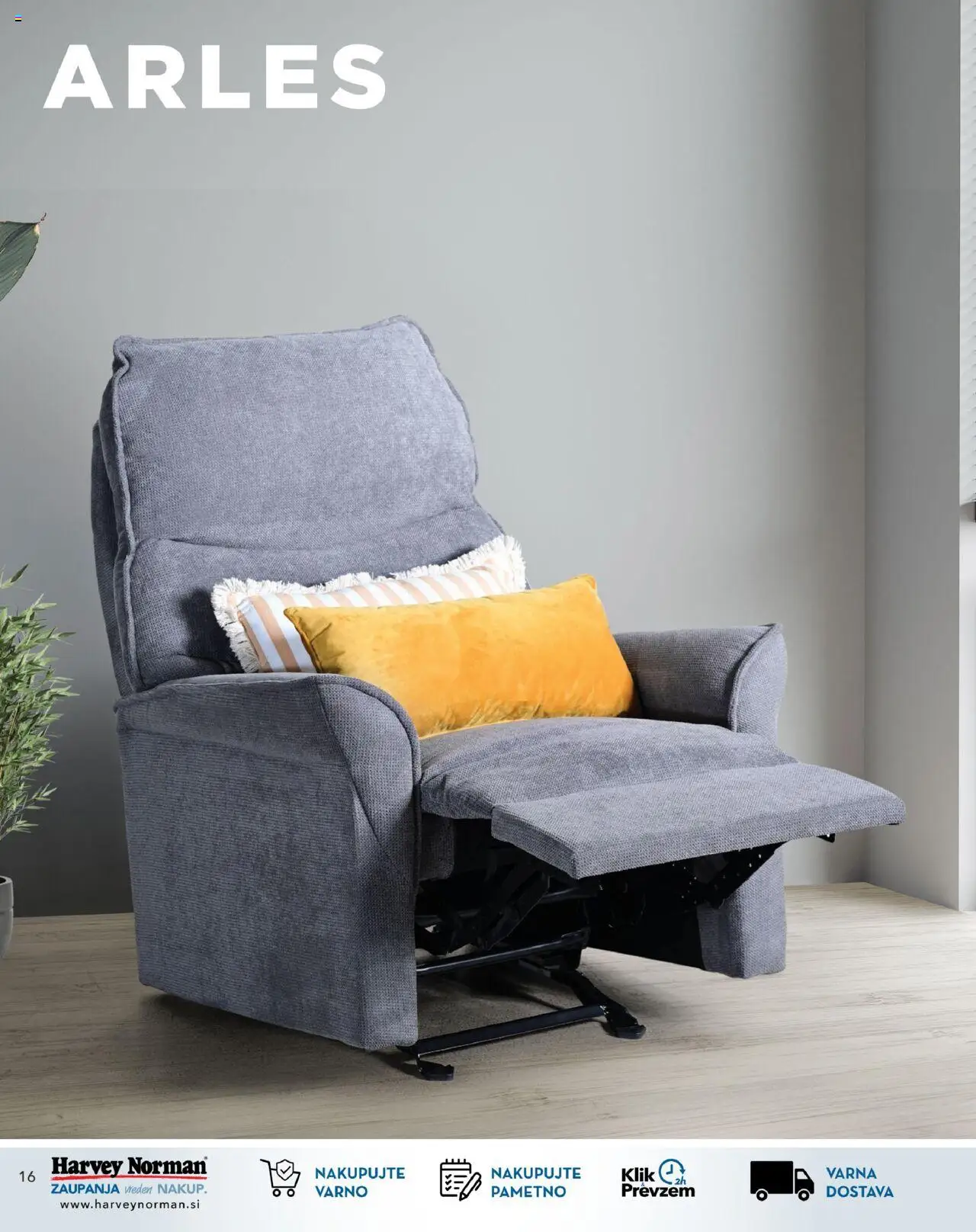 Harvey Norman - Katalog - Udobna praznična ponudba - Počivalniki & masažni stoli │ velja od 22.12.2022 | Stran: 16