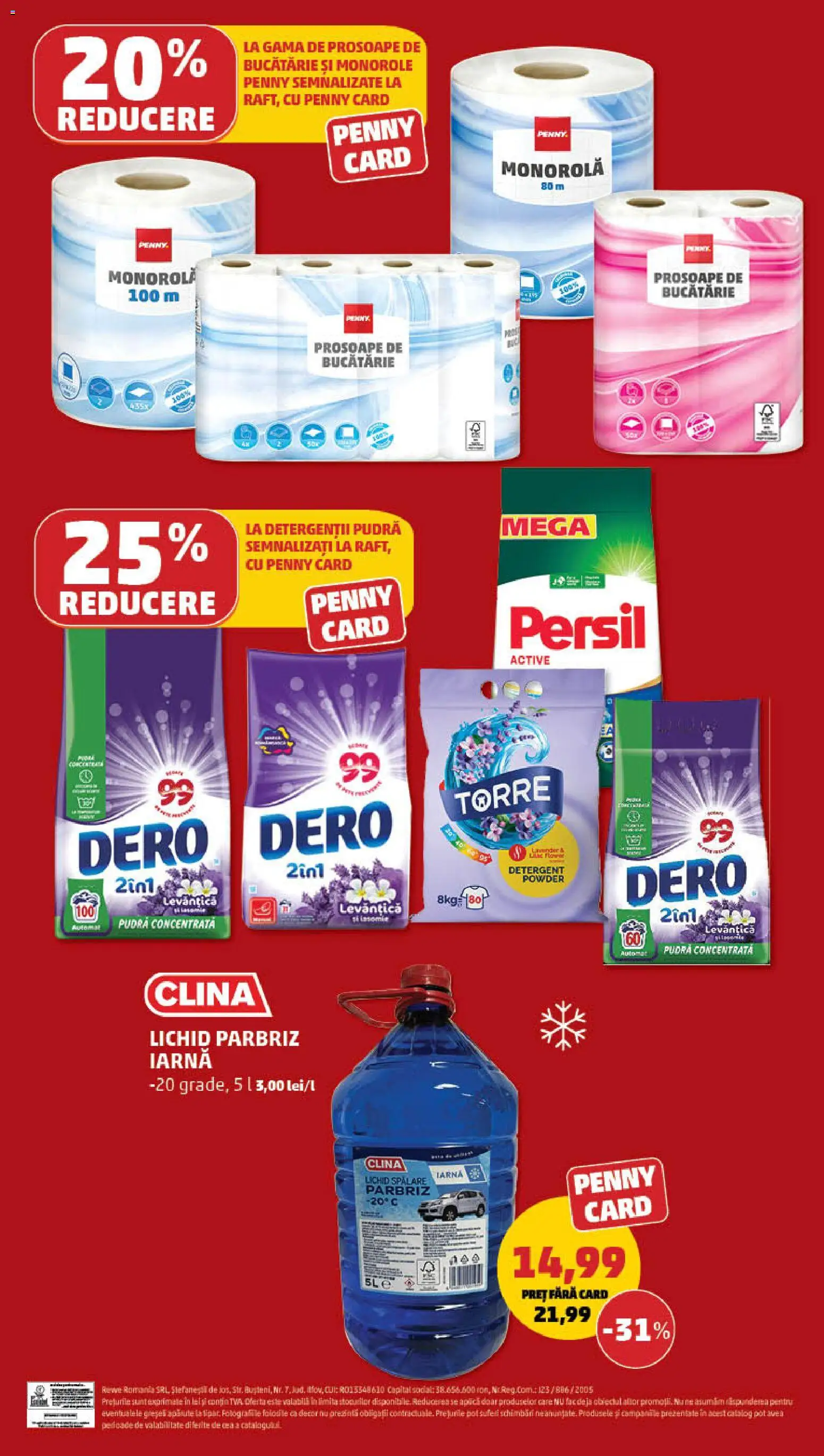 Noul catalog PENNY – valabil de la 27.12.2025 | Pagină: 24 | Produse: Prosoape de bucătărie, Bucătărie, Pudră, Detergent