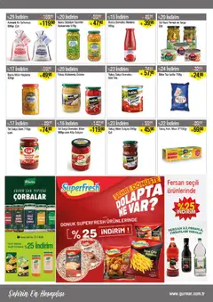 01.03.2026 tarihinden itibaren geçerli olan Gürmar kataloğu önizlemesi | Sayfa: 8 | Ürünler: Patates, Tuz, Biber, Mısır