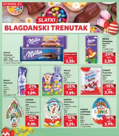 MILKA Čokolada, odabrane vrste 250g-300g - Pregled kataloga iz trgovine Kaufland, vrijedi od 18.03.2026 | Stranica: 20