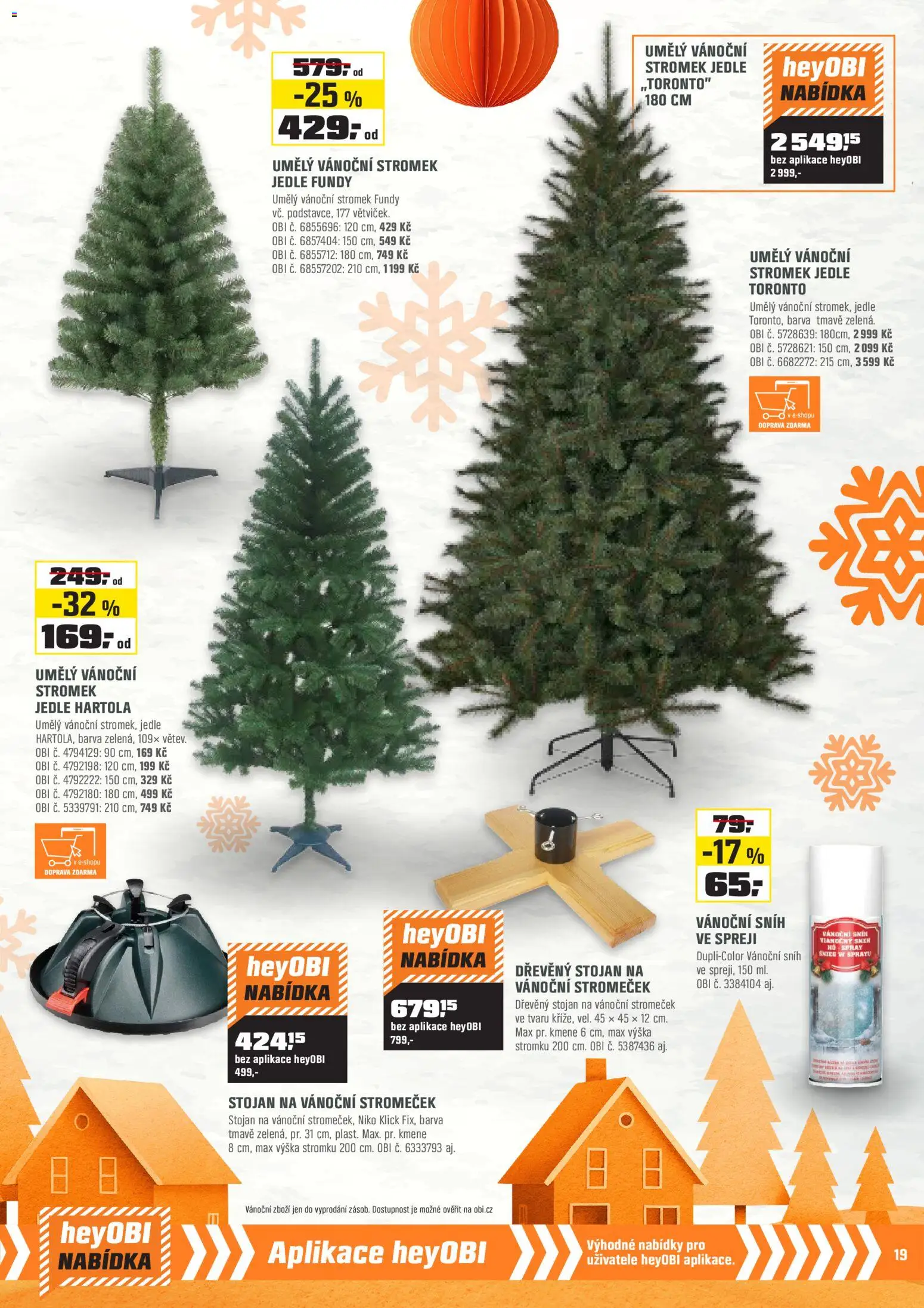 OBI leták - Králův Dvůr, Plzeň,Trmice  od 01.12.2025 | Strana: 19