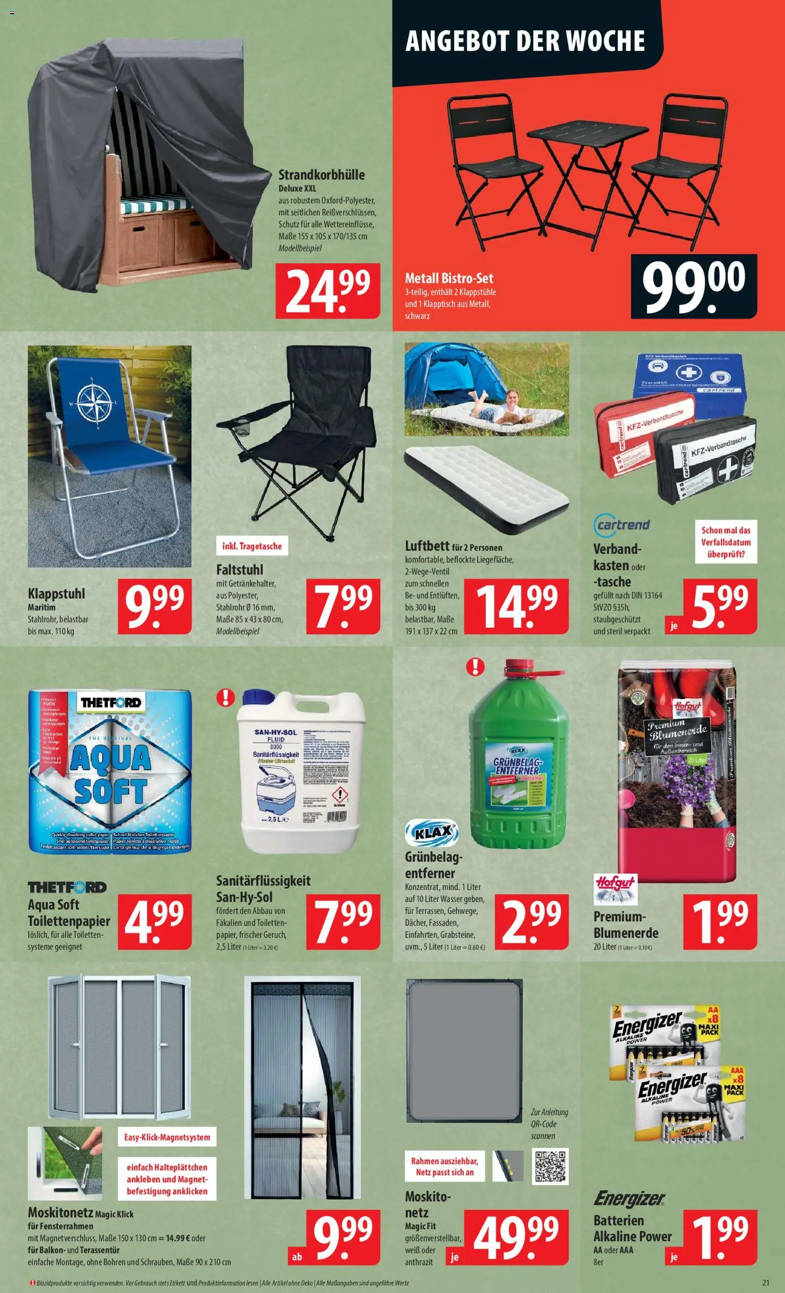 Famila Prospekt 	 – gültig ab 30.03.2026 | Seite: 21 | Produkte: Tasche, Toilette, Blumenerde, Wasser