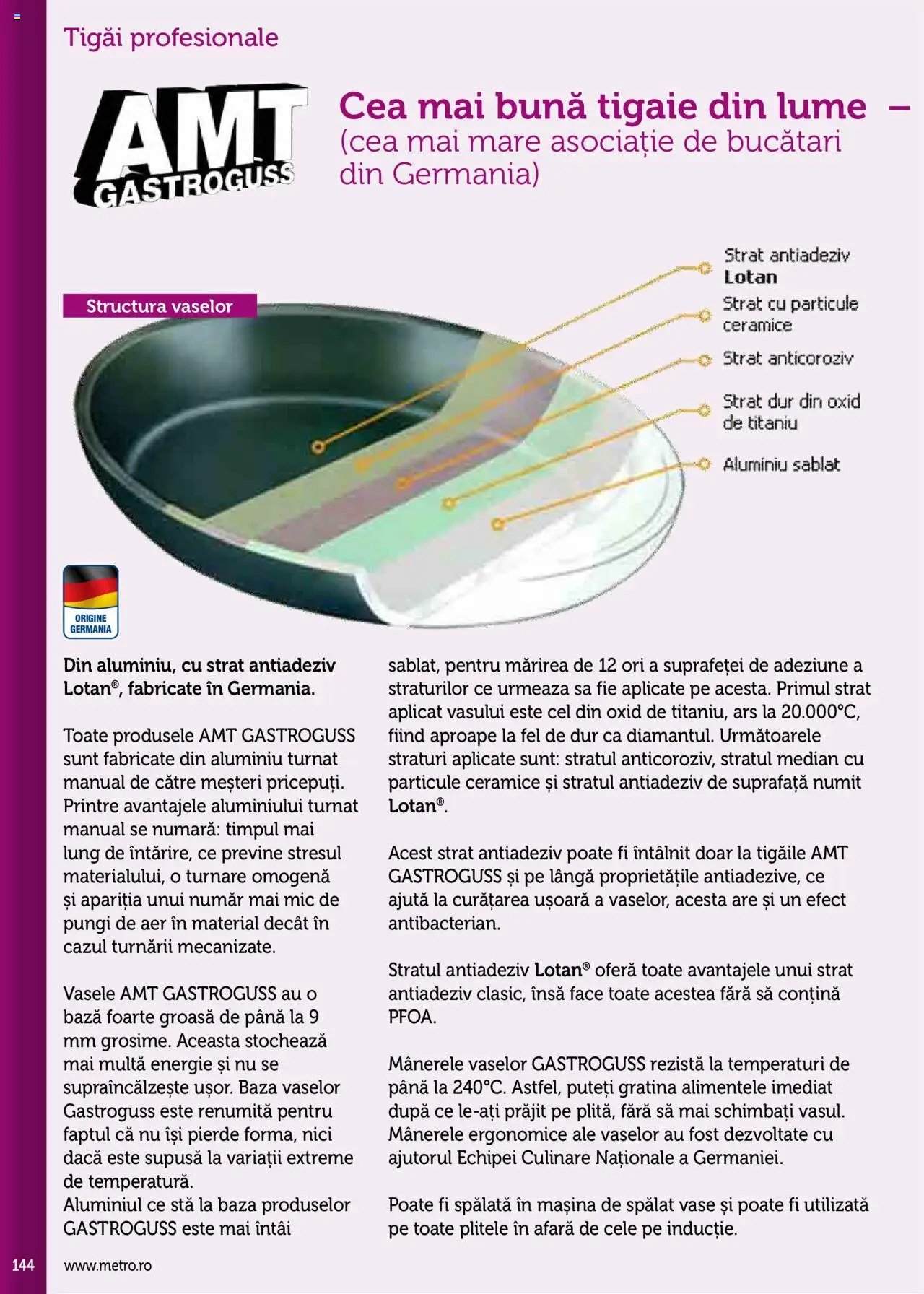 Noul catalog Metro – valabil de la 17.09.2025 | Pagină: 144 | Produse: Mașină De Spălat, Mașină De Spălat Vase, Tigaie