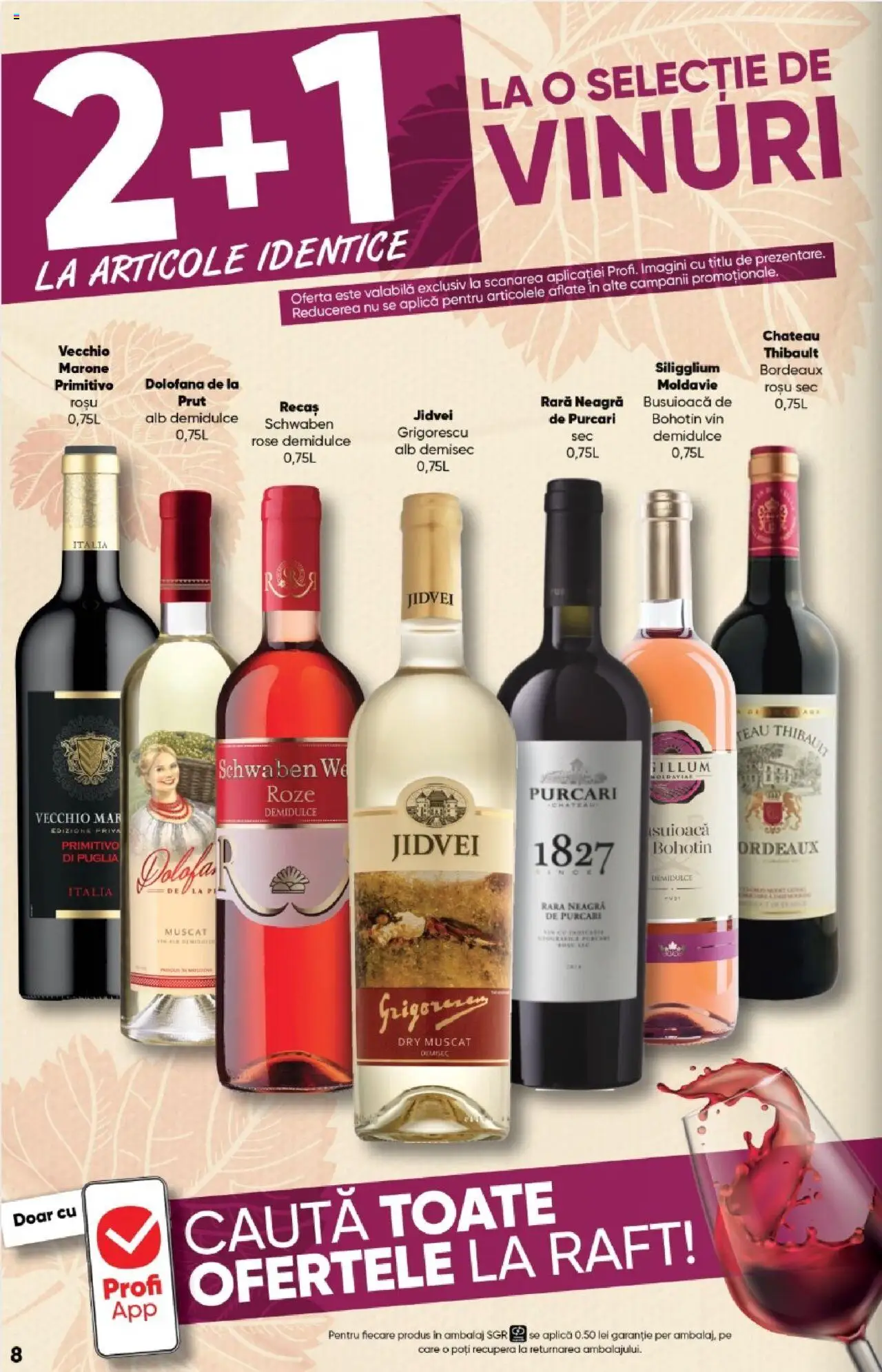 Noul catalog Profi – valabil de la 01.10.2025 | Pagină: 8 | Produse: Raft, Duș, Vin