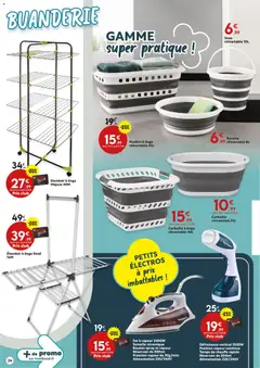 Maxi Bazar - Prévisualisation de Maxi Bazar catalogue valide à partir de 26.12.2025 | Page: 24 | Produits: Defroisseur vertical, Bassine, Fer à vapeur, Étendoir