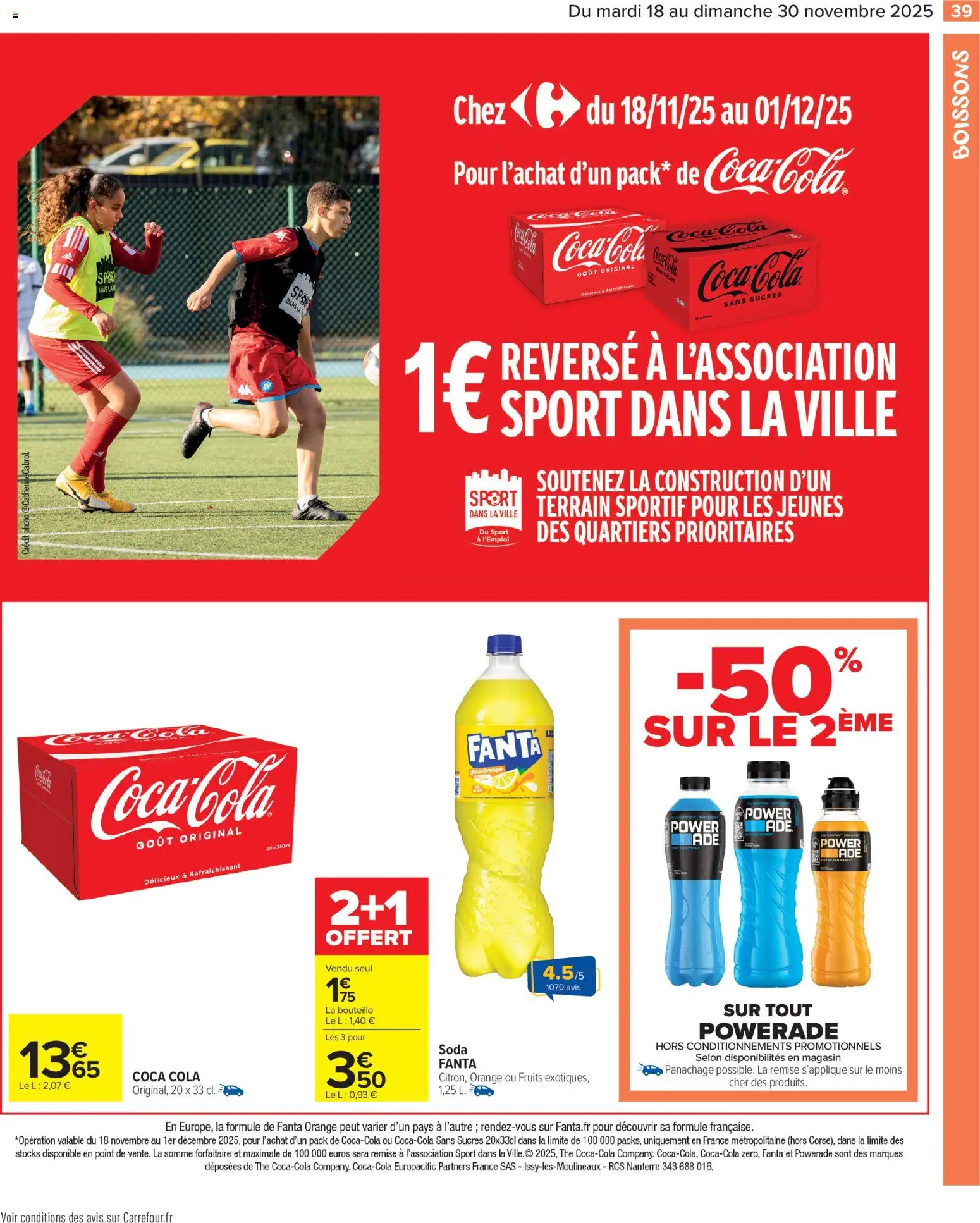 {H1} | Page: 41 | Produits: Sucre, Orange, Coca cola, Thé