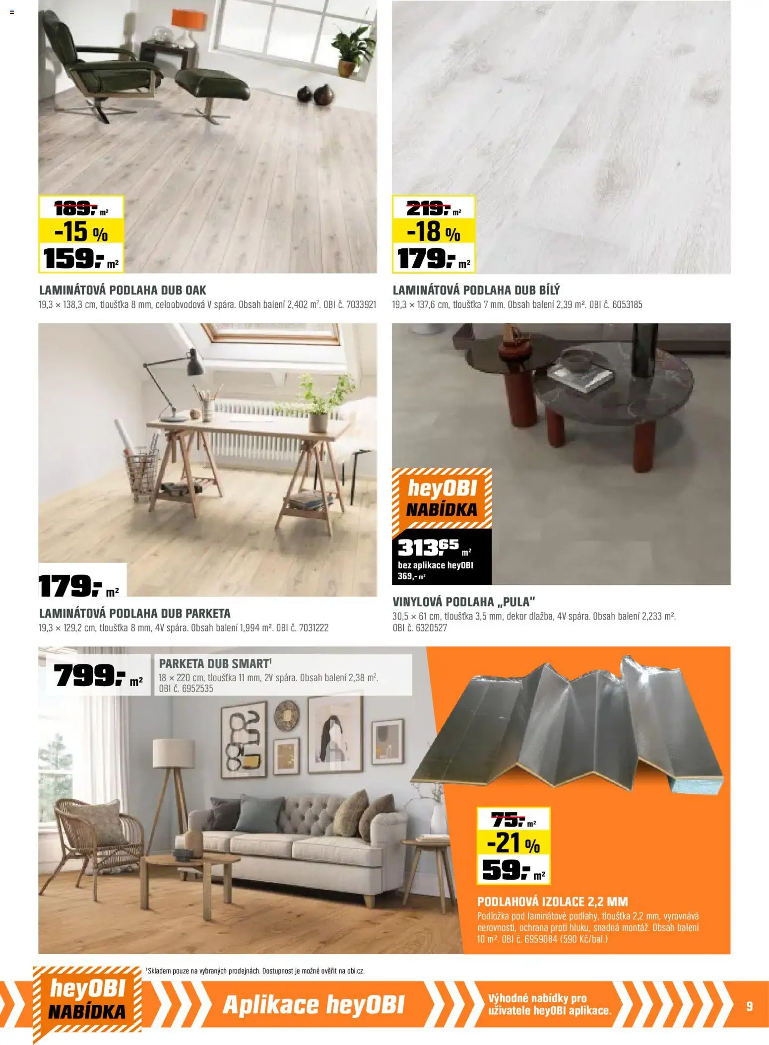 OBI leták - Barevná sezóna od 14.11.2025 | Strana: 9