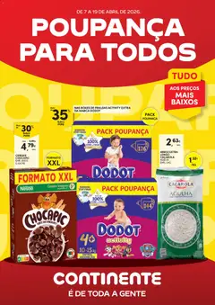 Pré-visualização Continente - Poupança Para Todos válido de 07.04.2026