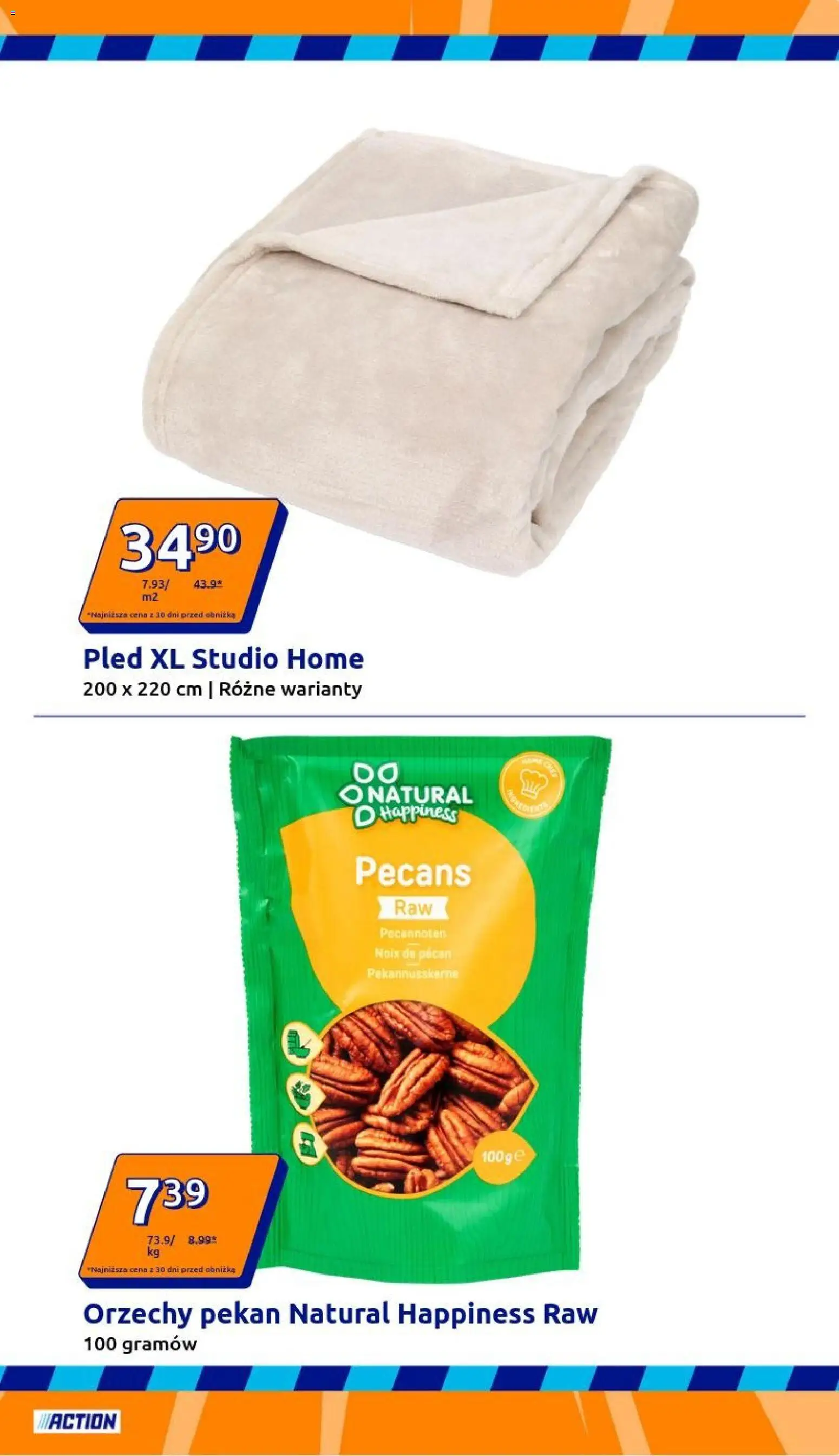 Action Gazetka od 14.01.2026 | Strona: 5 | Produkty: Orzechy, Pled