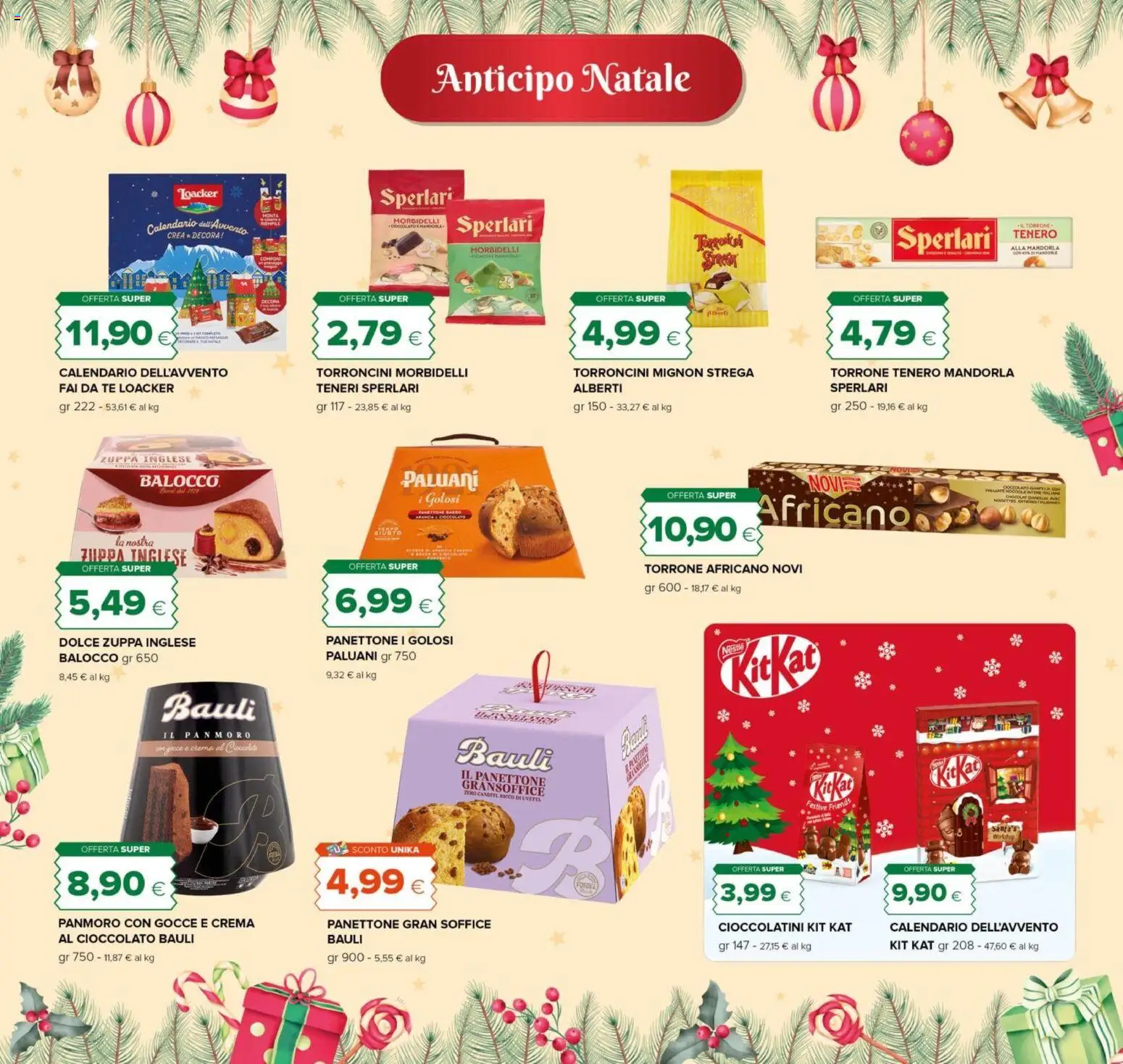 Volantino Oasi del 21.11.2025 | Pagina: 23 | Prodotti: Cioccolato, Arancia, Torroncini, Cioccolatini