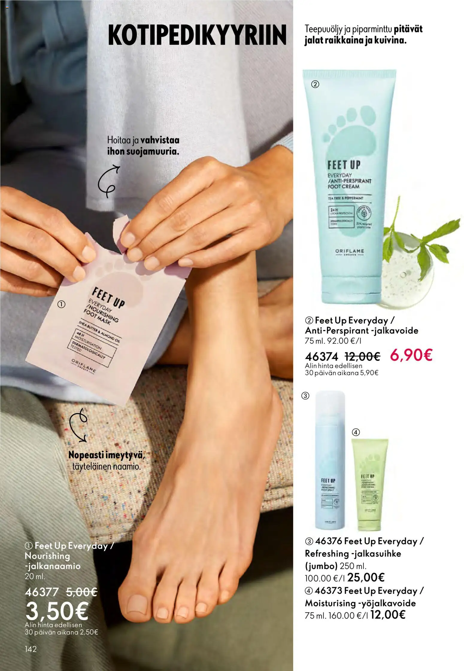 Oriflame - Esite 01 – voimassa 31.12.2025 alkaen | Sivu: 142 | Tuotteet: Jalkavoide