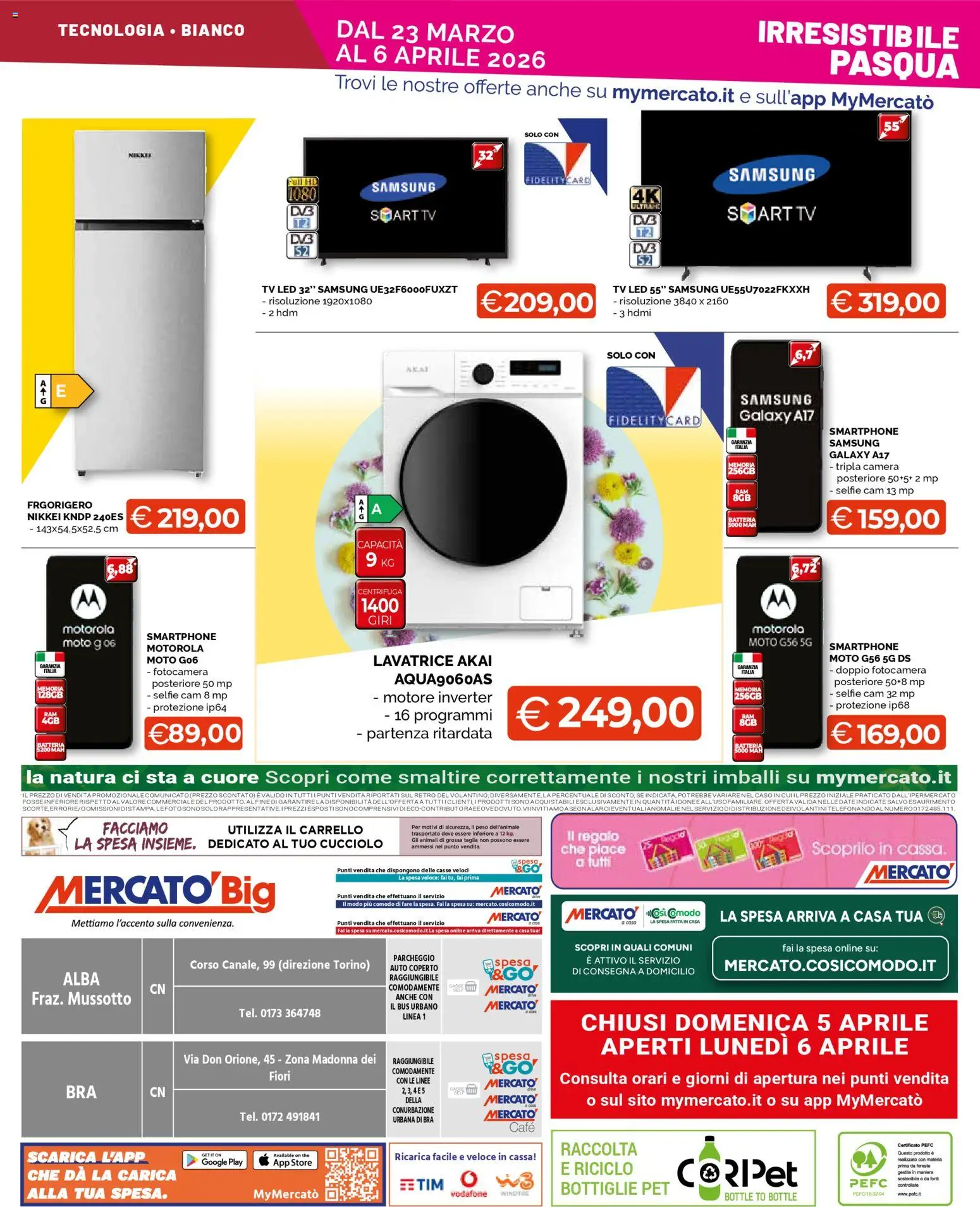 Volantino Mercatò del 23.03.2026 | Pagina: 32 | Prodotti: smart TV, Centrifuga, The, Smartphone