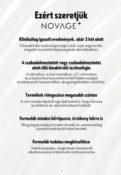 Oriflame katalógus Novage - amely érvényes a következő dátumtól: 16.11.2023 | Oldal: 3 | Termékek: Szemkörnyékápoló, Bor, Erősítő