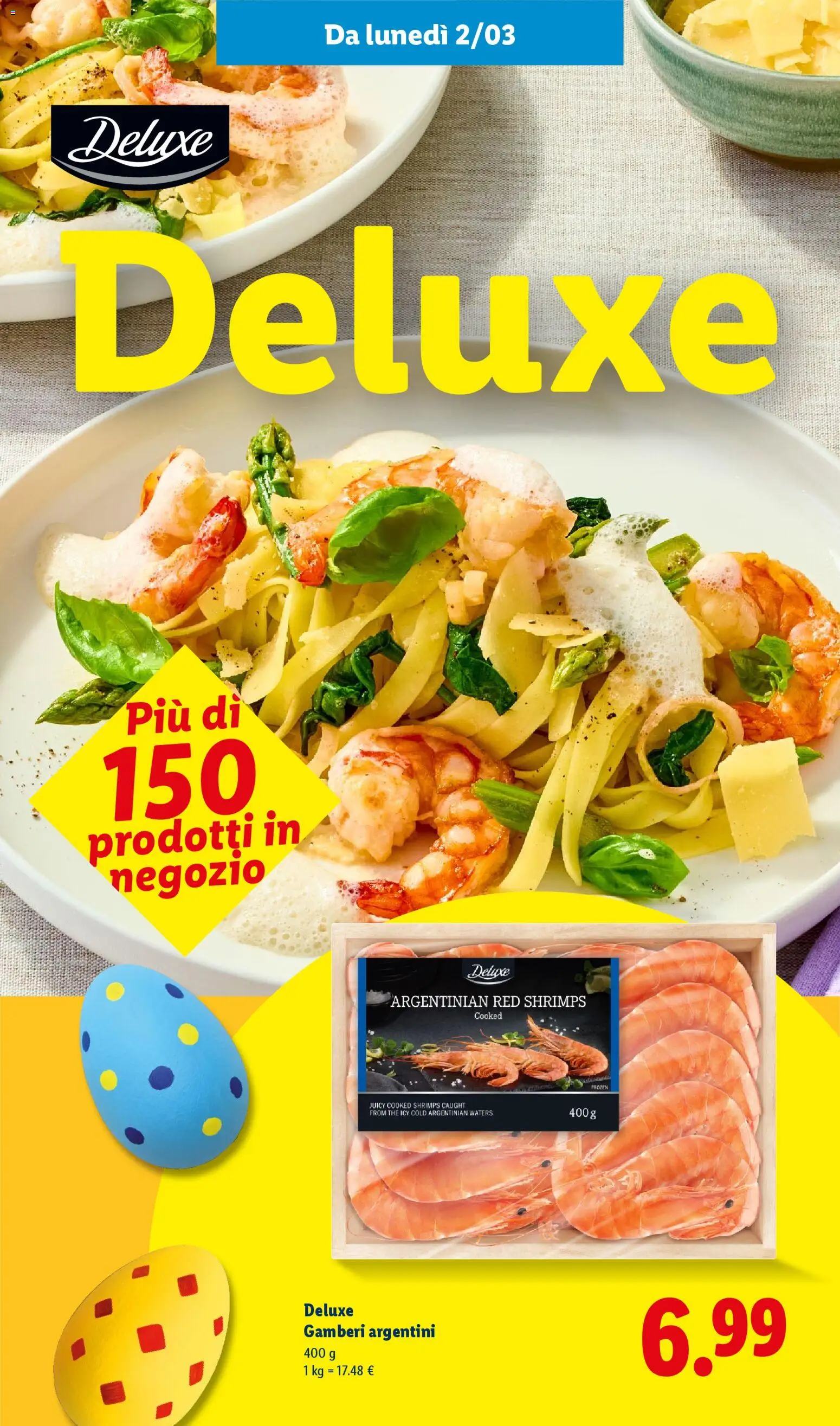 Volantino Lidl del 27.02.2026 | Pagina: 8 | Prodotti: Gamberi, The