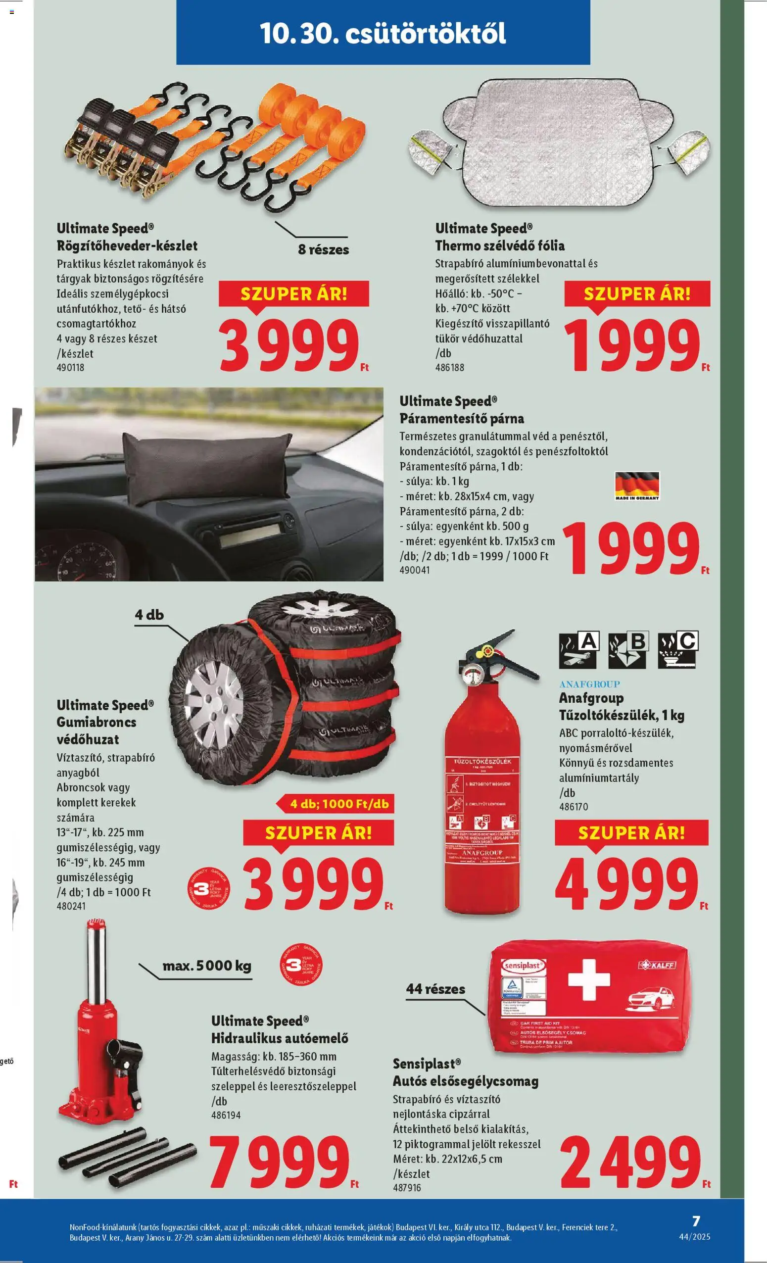 Lidl akciós ujság - amely érvényes a következő dátumtól: 30.10.2025 | Oldal: 7 | Termékek: Páramentesítő, Játékok, Párna, Tükör