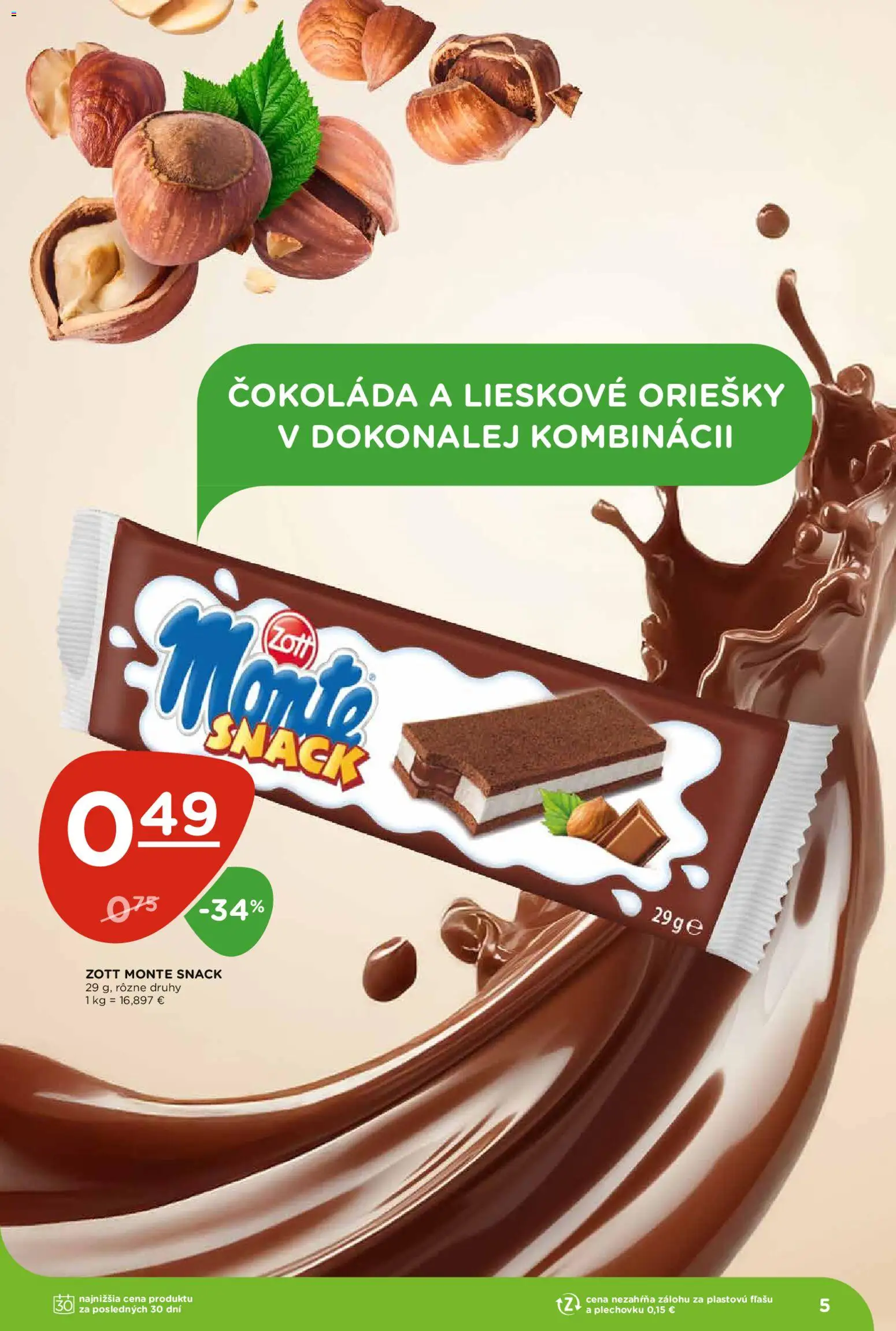 Nové Terno akcie – leták je platný od 26.03.2026 | Strana: 5 | Produkty: Čokoláda