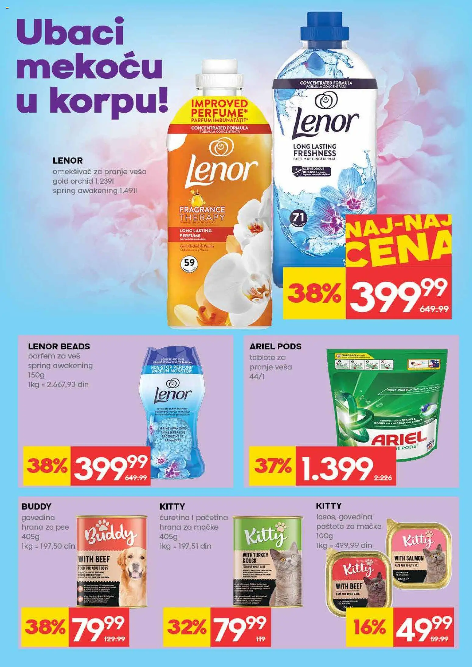 Roda katalog - važi od 12.02.2026 | Strana: 28 | Proizvode: Ariel, Lenor, Parfem, Hrana za mačke