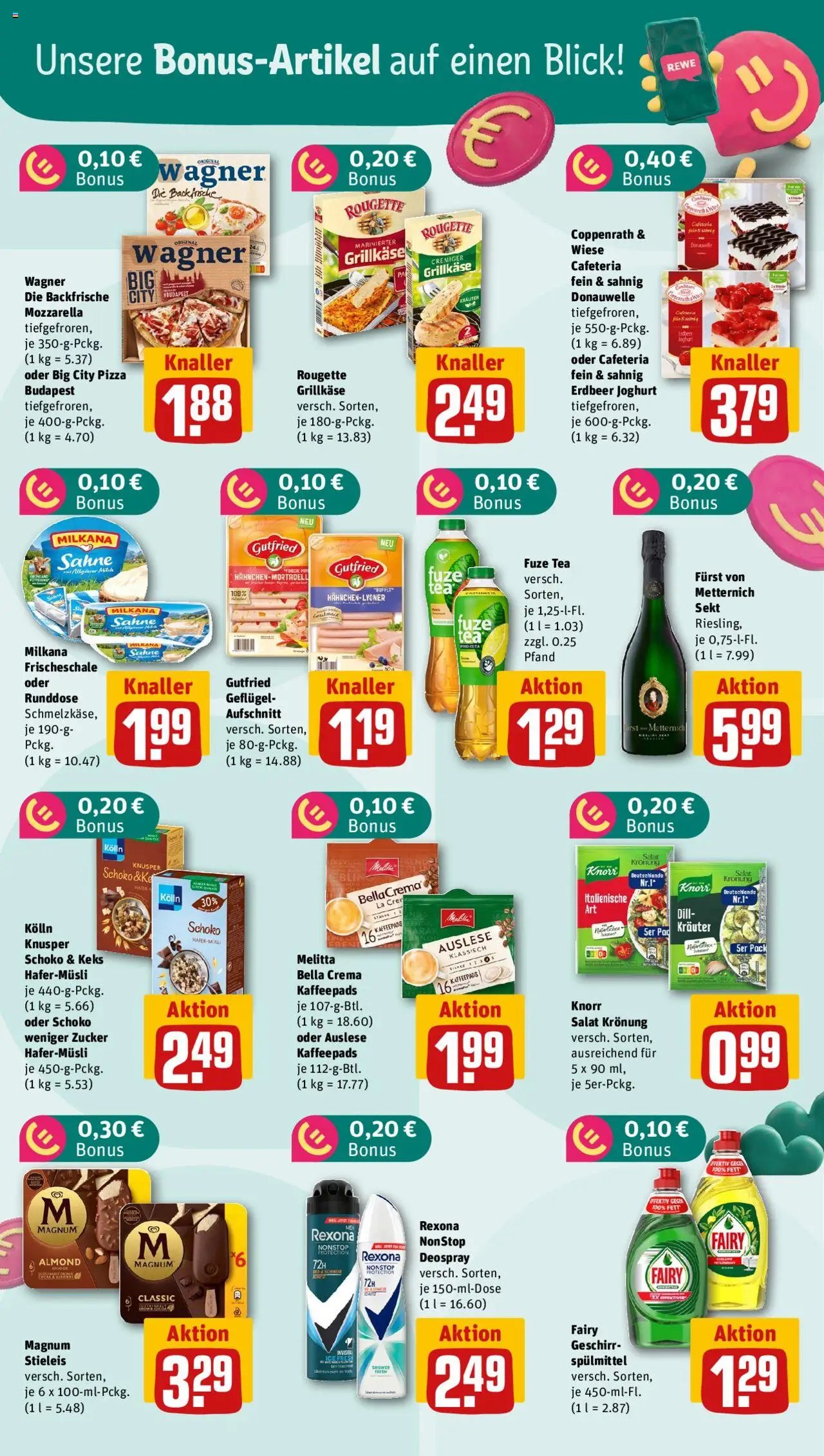 Rewe ihr Kaufpark Prospekt 	 - gültig ab dem 25.08.2025 | Seite: 32 | Produkte: Melitta, Milch, Milkana, Pizza