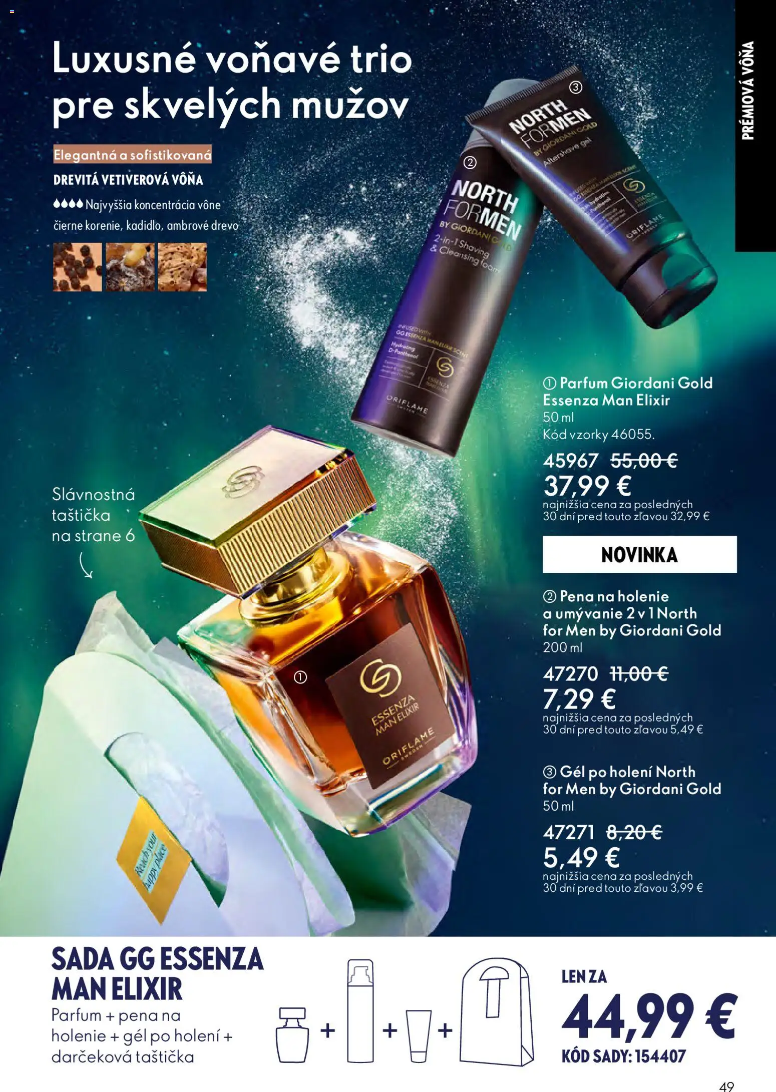 Nové Oriflame akcie – leták je platný od 03.12.2025 | Strana: 49 | Produkty: Pena na holenie