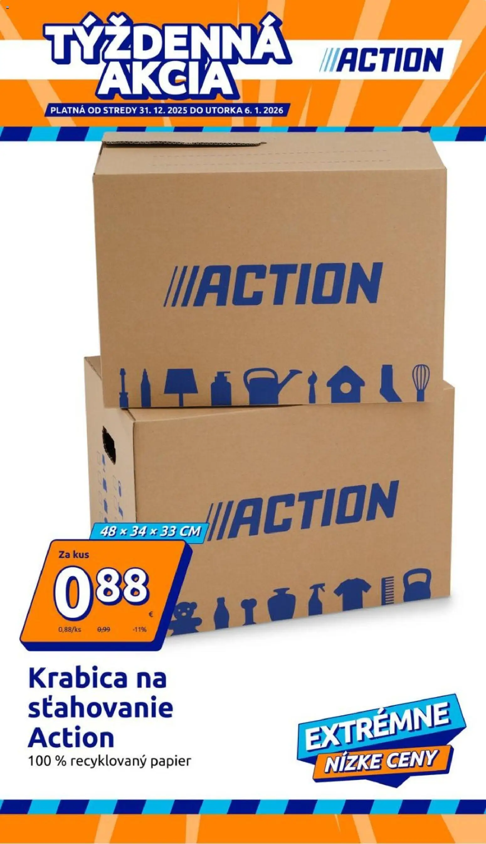 Nové Action akcie – leták je platný od 31.12.2025 | Strana: 1
