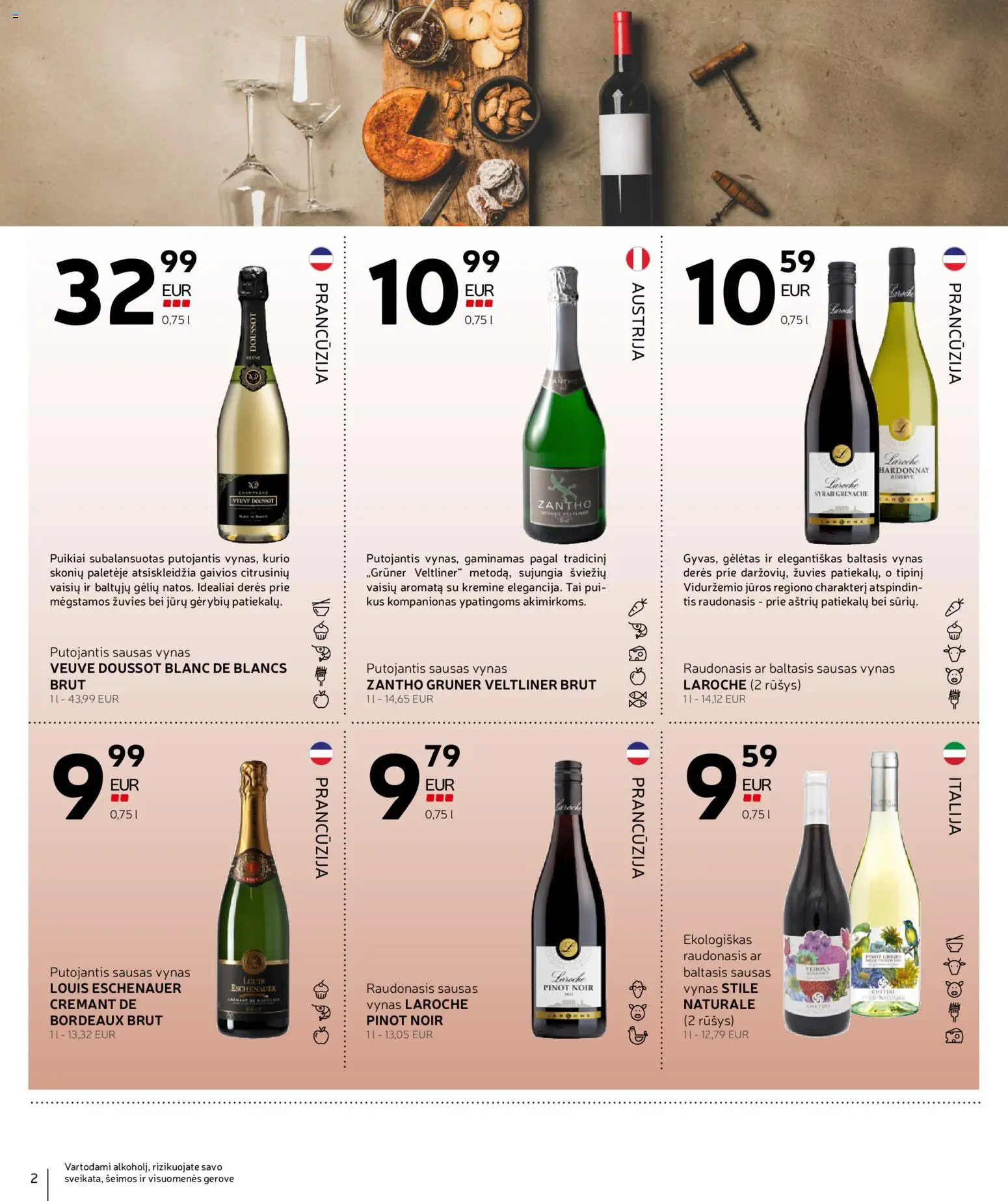 Rimi akcijos nuo 20.01.2026 | Puslapis: 2 | Prekių: Vynas