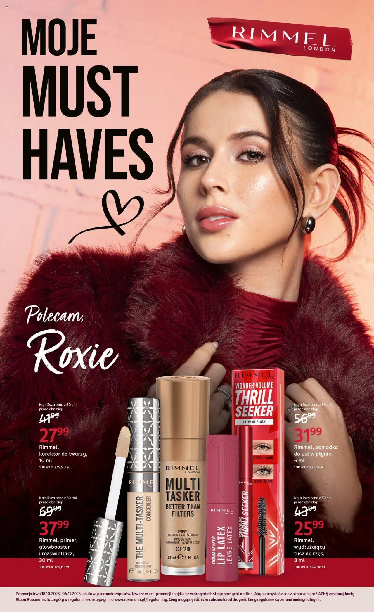 Rossmann Gazetka od 18.10.2025 | Strona: 18 | Produkty: Pomadka, Korektor