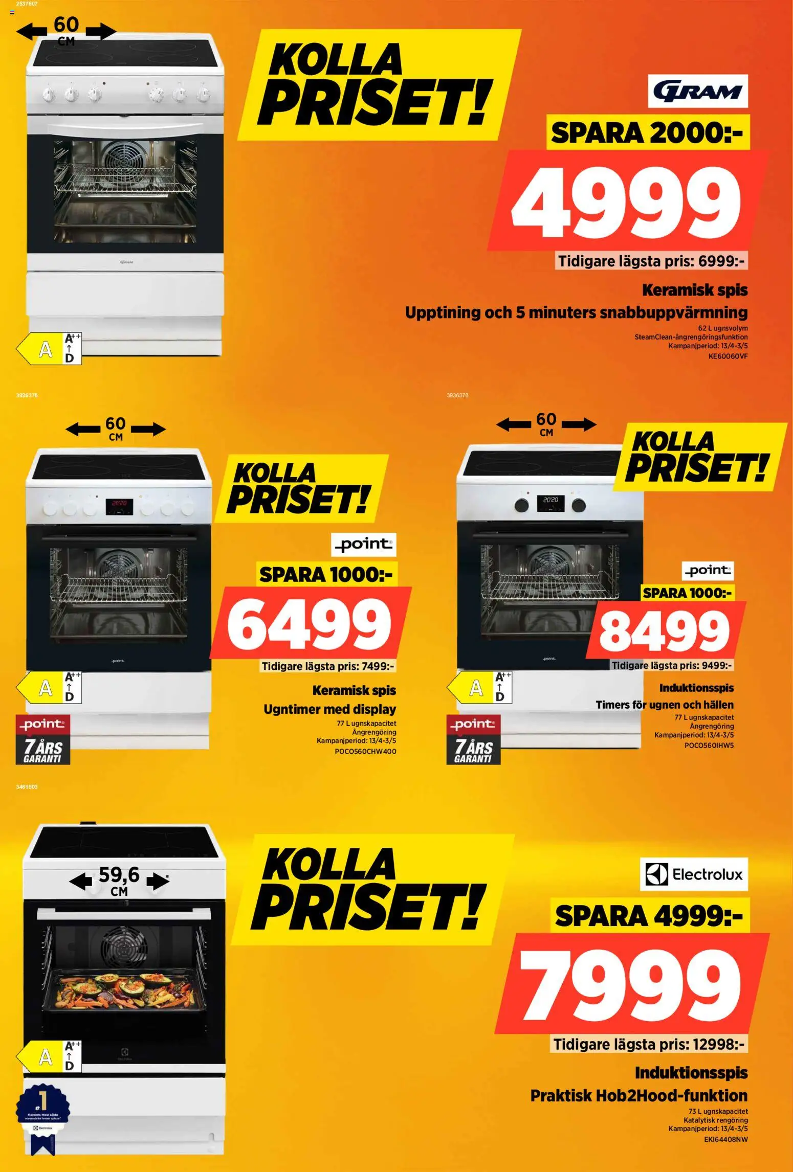 Power reklamblad aktuell från 13.04.2026 | Sida: 47 | Produkter: Ugnen, Spis