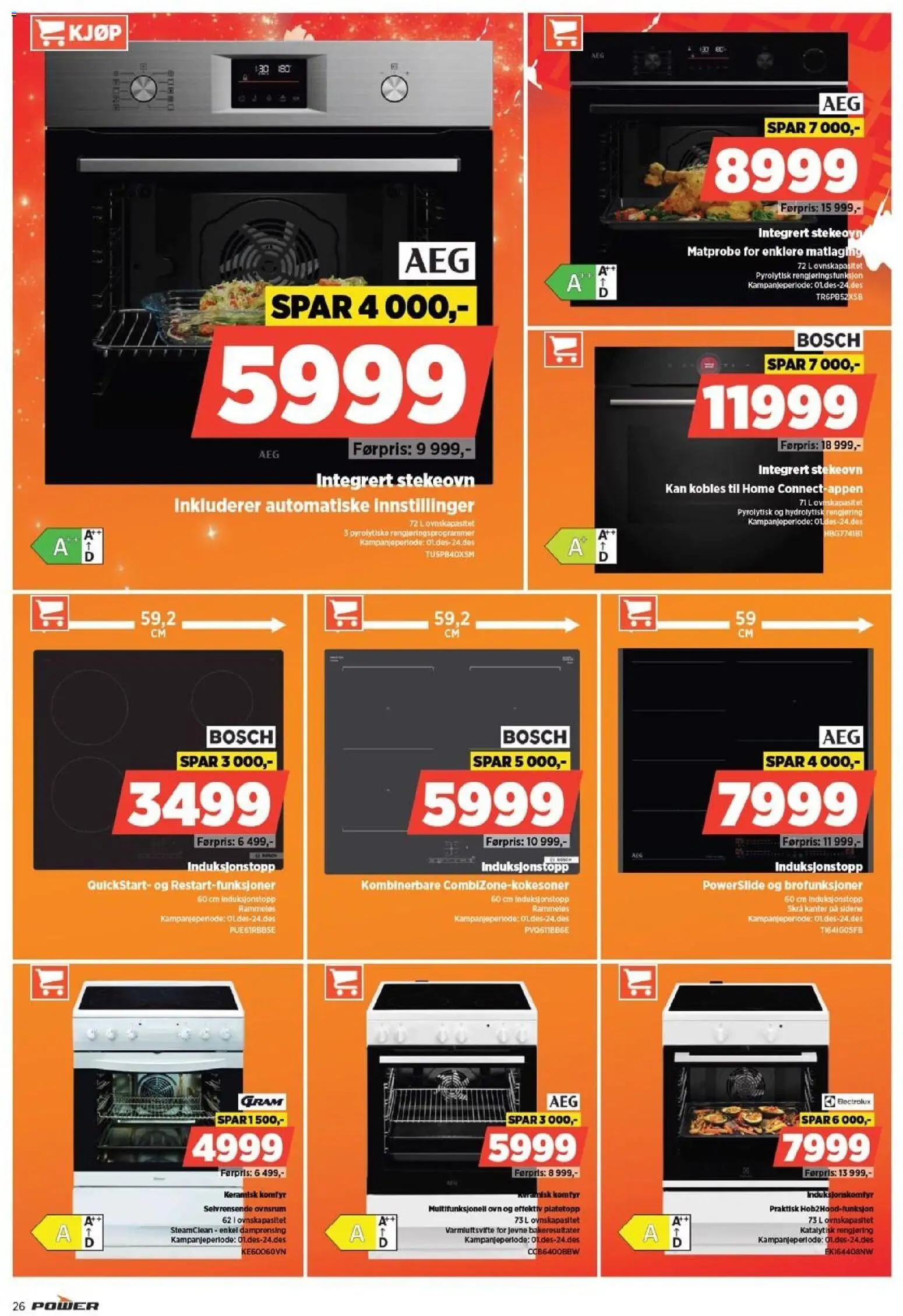 {H1} | Side: 26 | Produkter: Sucre roux, Ovn, Curry, Komfyr