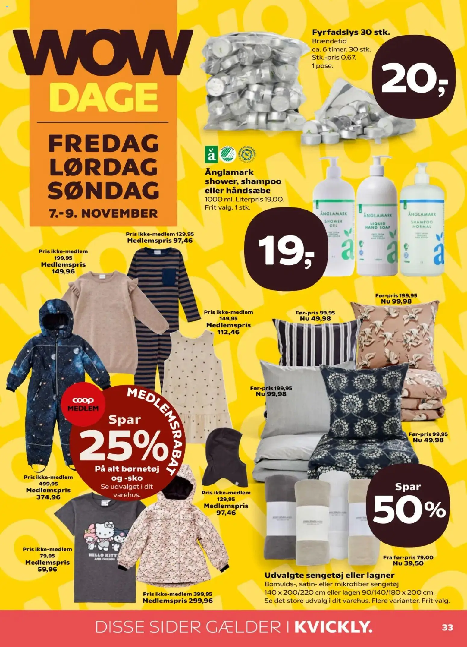 Kvickly tilbudsavis – gyldig fra 07.11.2025 | Side: 37 | Produkter: Shampoo, Lagner, Sko