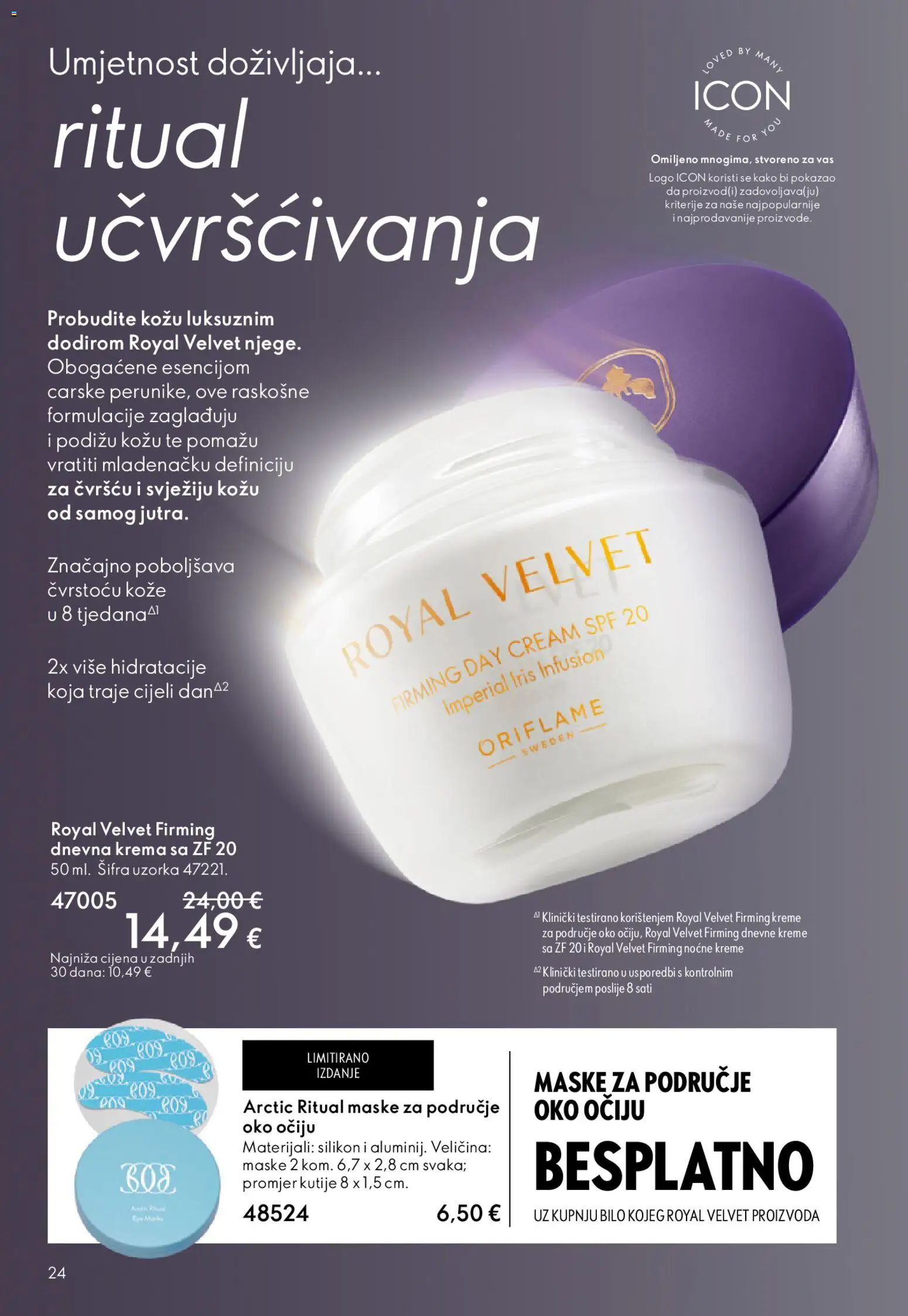 Oriflame katalog | vrijedi od 22.04.2026 | Stranica: 24 | Proizvodi: Krema