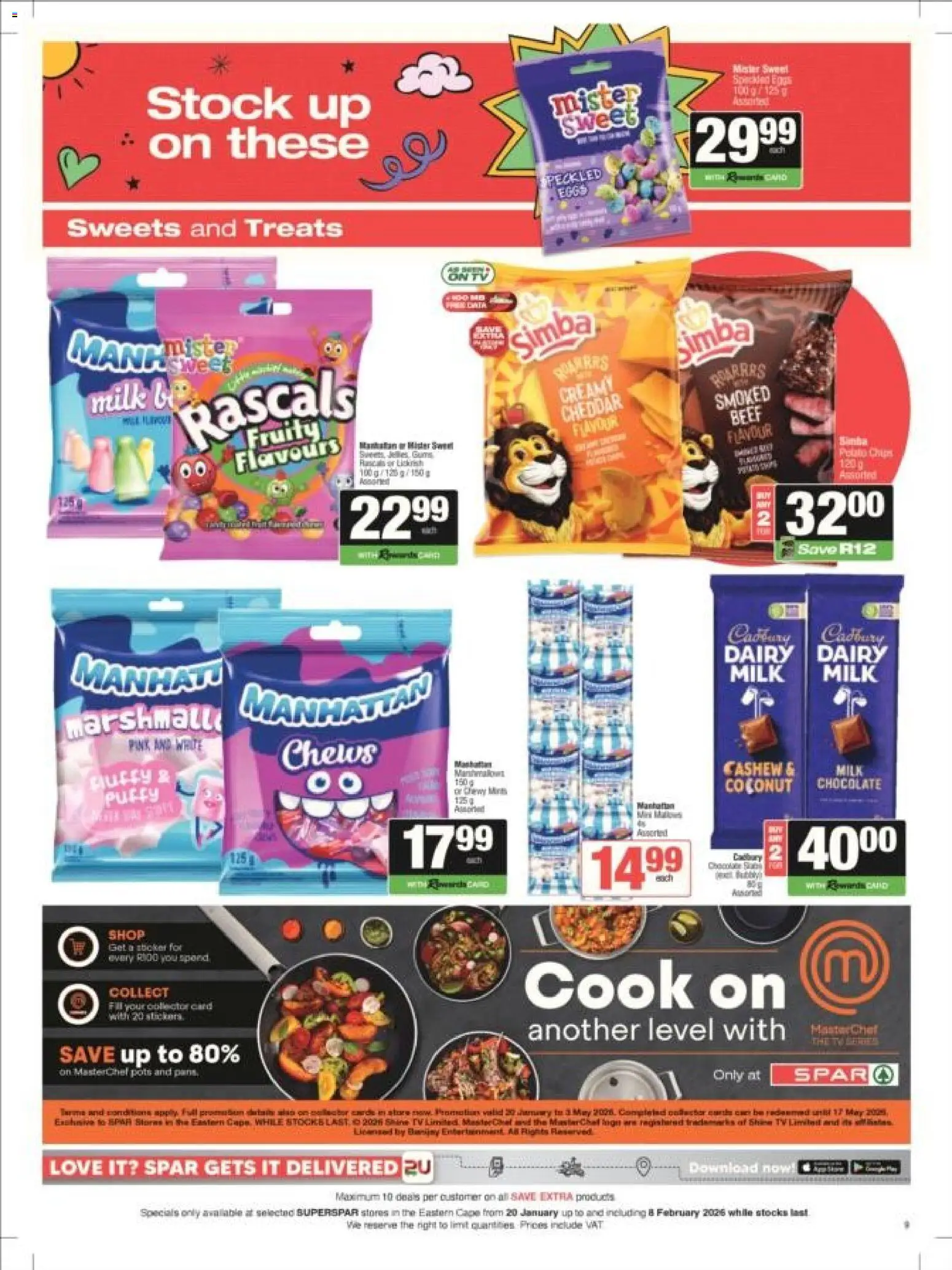 New Superspar catalogue – valid from 20.01.2026 | Page: 9 | Products: Milk, Chocolate, Beef, Stock