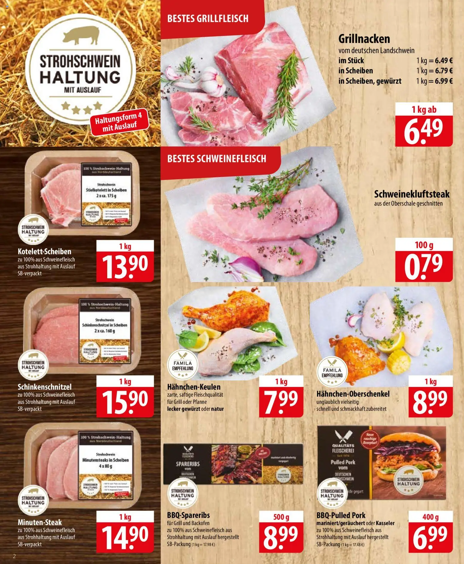 Famila Prospekt 	 – gültig ab 20.04.2026 | Seite: 2 | Produkte: Grill, Grillfleisch, Backofen, Schweinefleisch