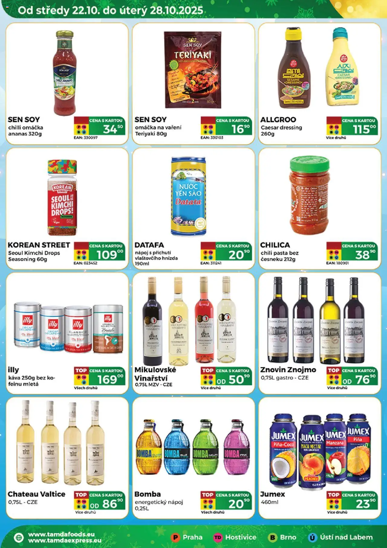Tamda Foods leták od 22.10.2025 | Strana: 4 | Produkty: Ananas, Illy, Kimchi, Energetický nápoj